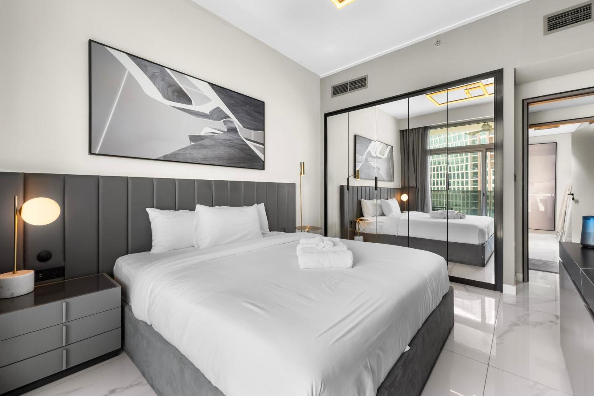 Lux 1 Bedroom Downtown - 5 Mins To Burj Khalifa *