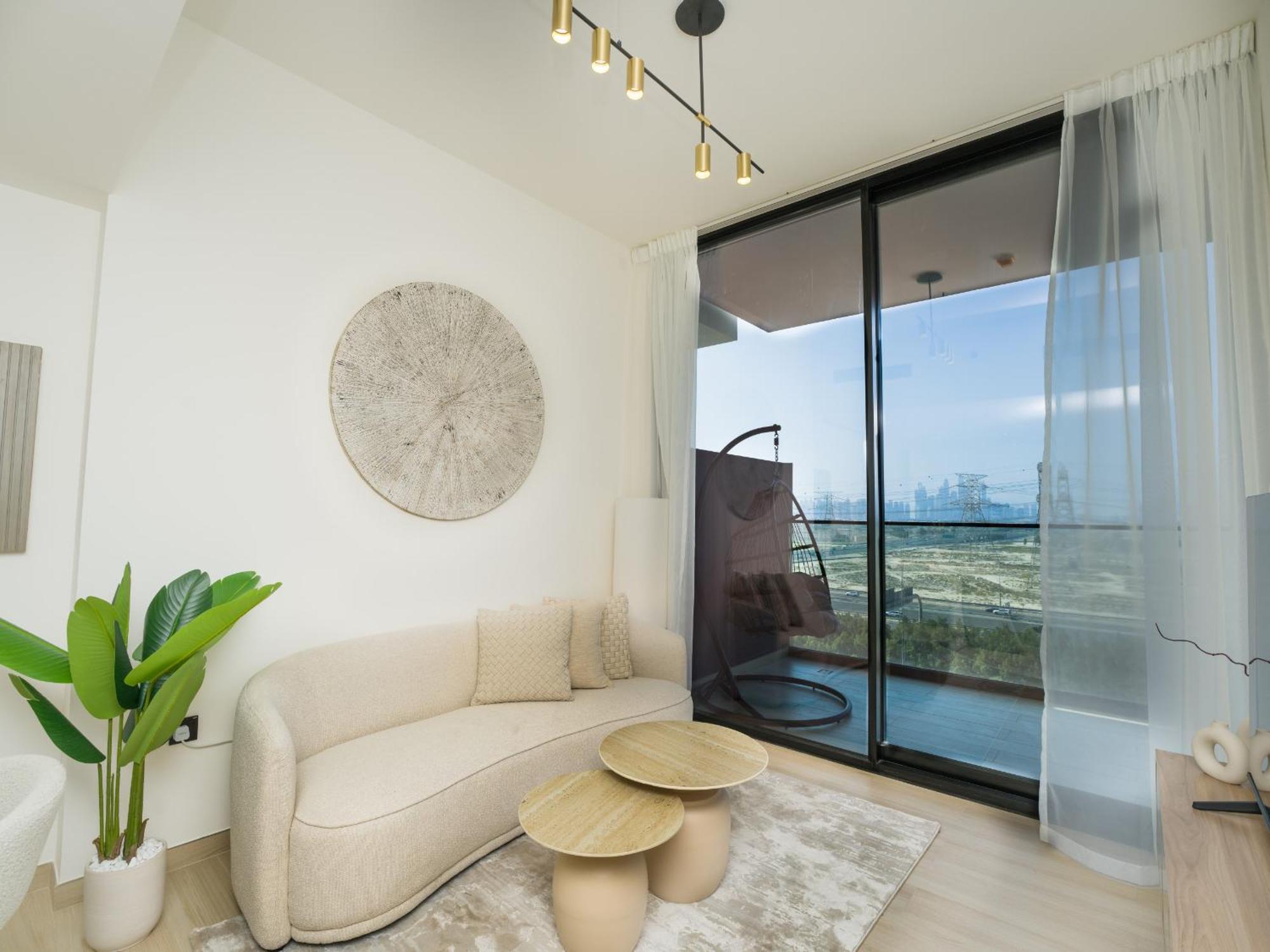 Easygo-serene 1bdr With Terrace Binghatti Corner Jvc Apartment Dubai