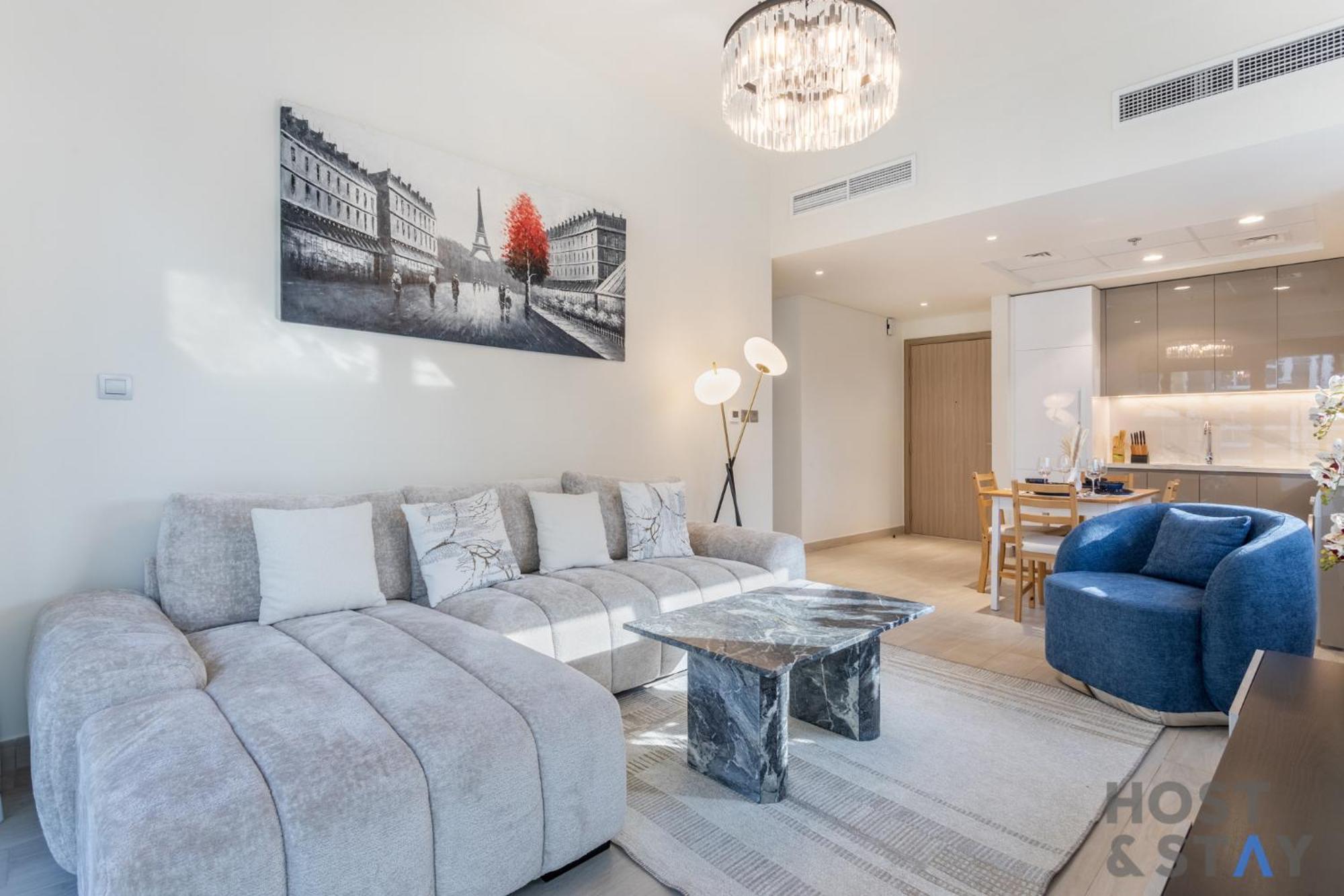 Bright 2br At Azizi Riviera, Mbr Apartment