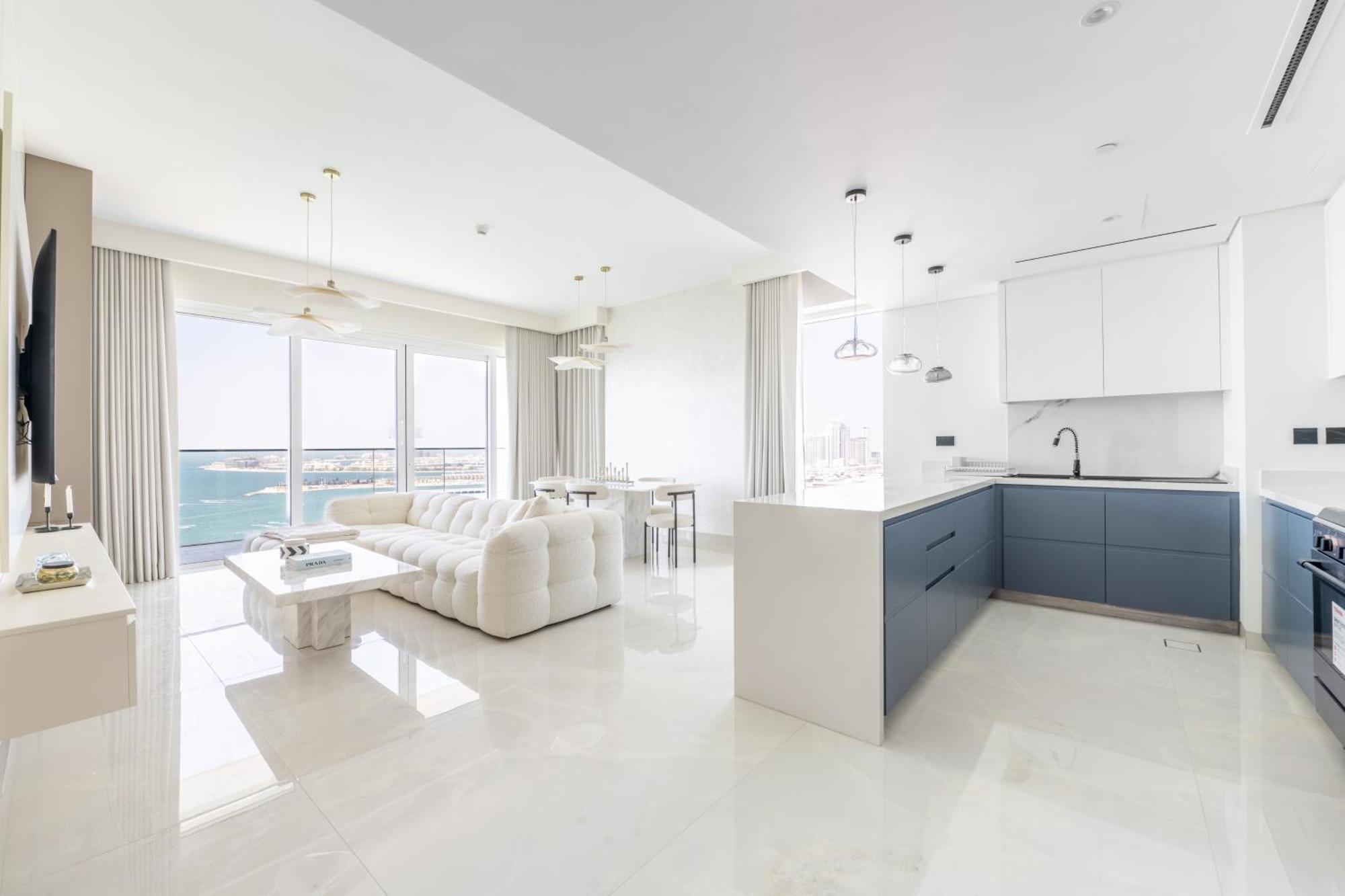 Luxury Coastal Escape - Bright 3br - La Vie Jbr Dubai