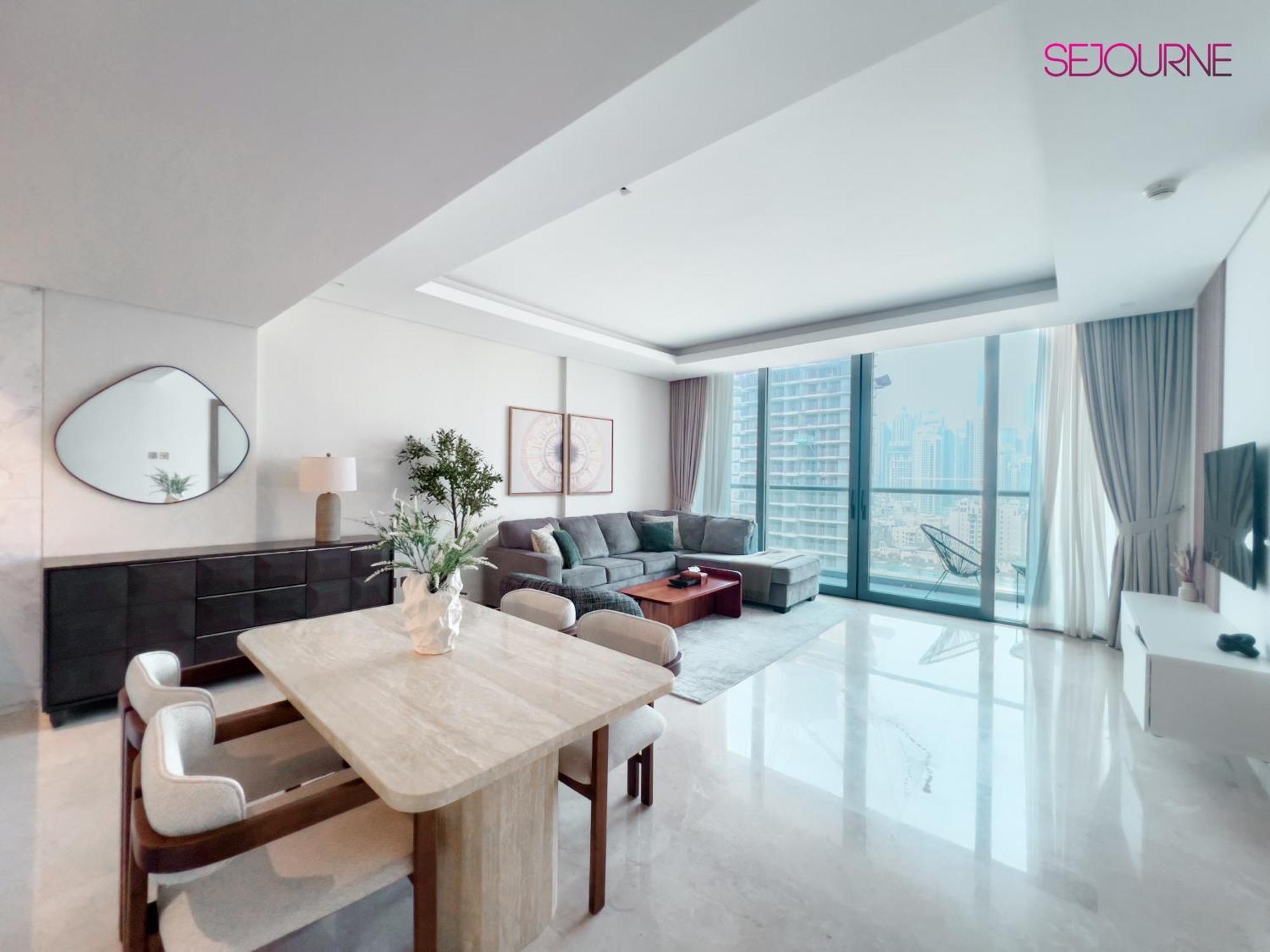 #140 Elegant 1br With Burj Khalifa View In Business Bay Apartment Dubai