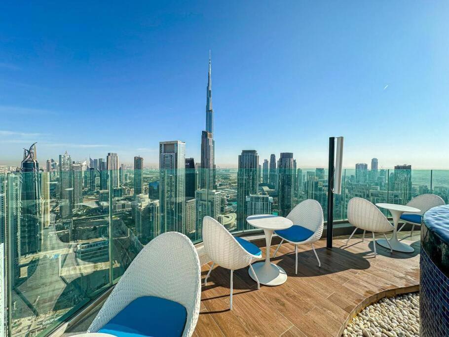 Highest Infinity Pool Burj Khalifa View *