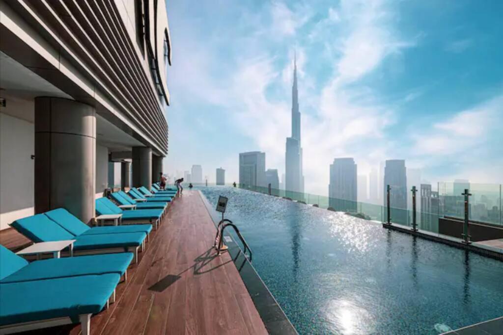 Apartment Highest Infinity Pool Burj Khalifa View