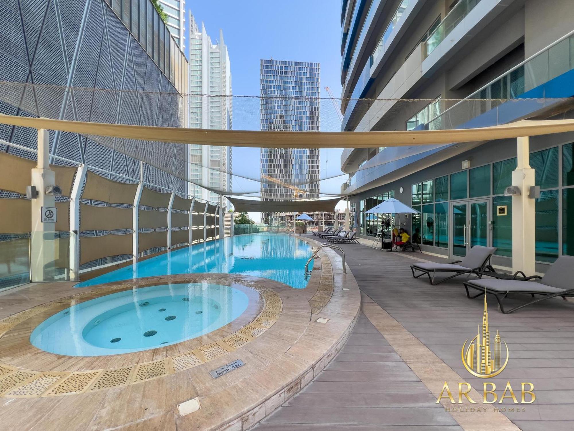 Apartment Damac Maison Mall Street - Luxurious 3br - Burj Khalifa View - Near Mall