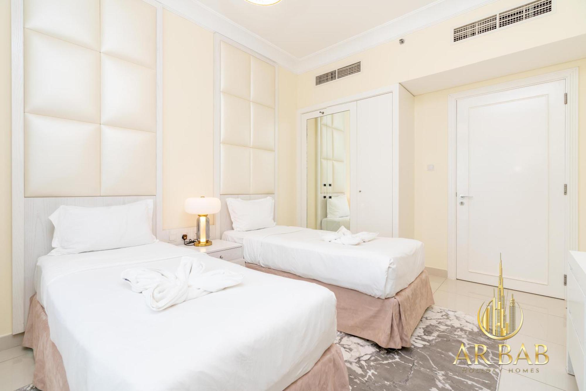 Apartment Damac Maison Mall Street - Luxurious 3br - Burj Khalifa View - Near Mall