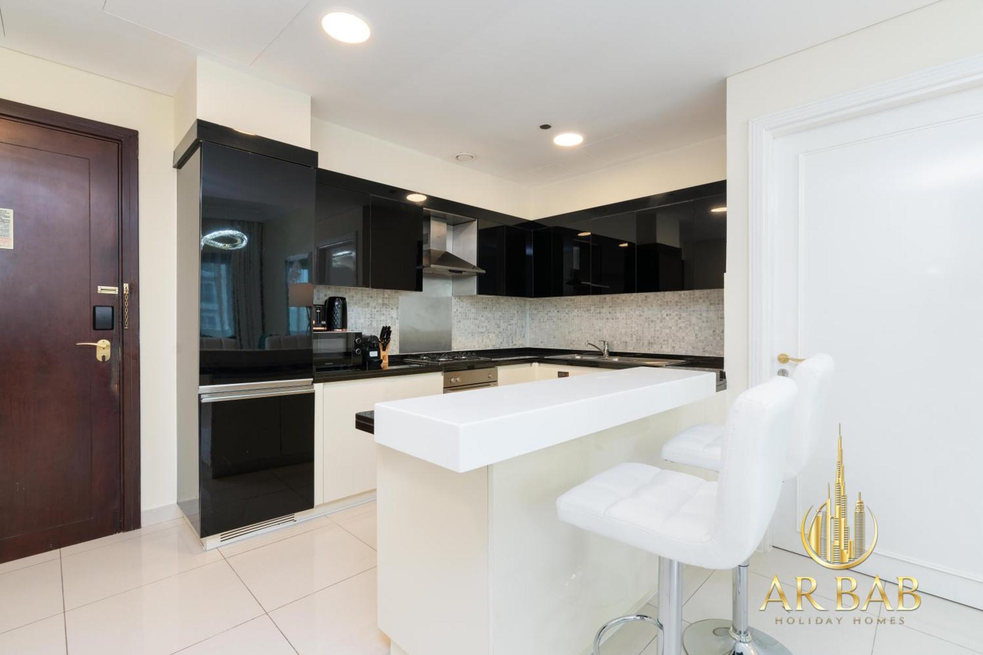 Apartment Damac Maison Mall Street - Luxurious 3br - Burj Khalifa View - Near Mall *
