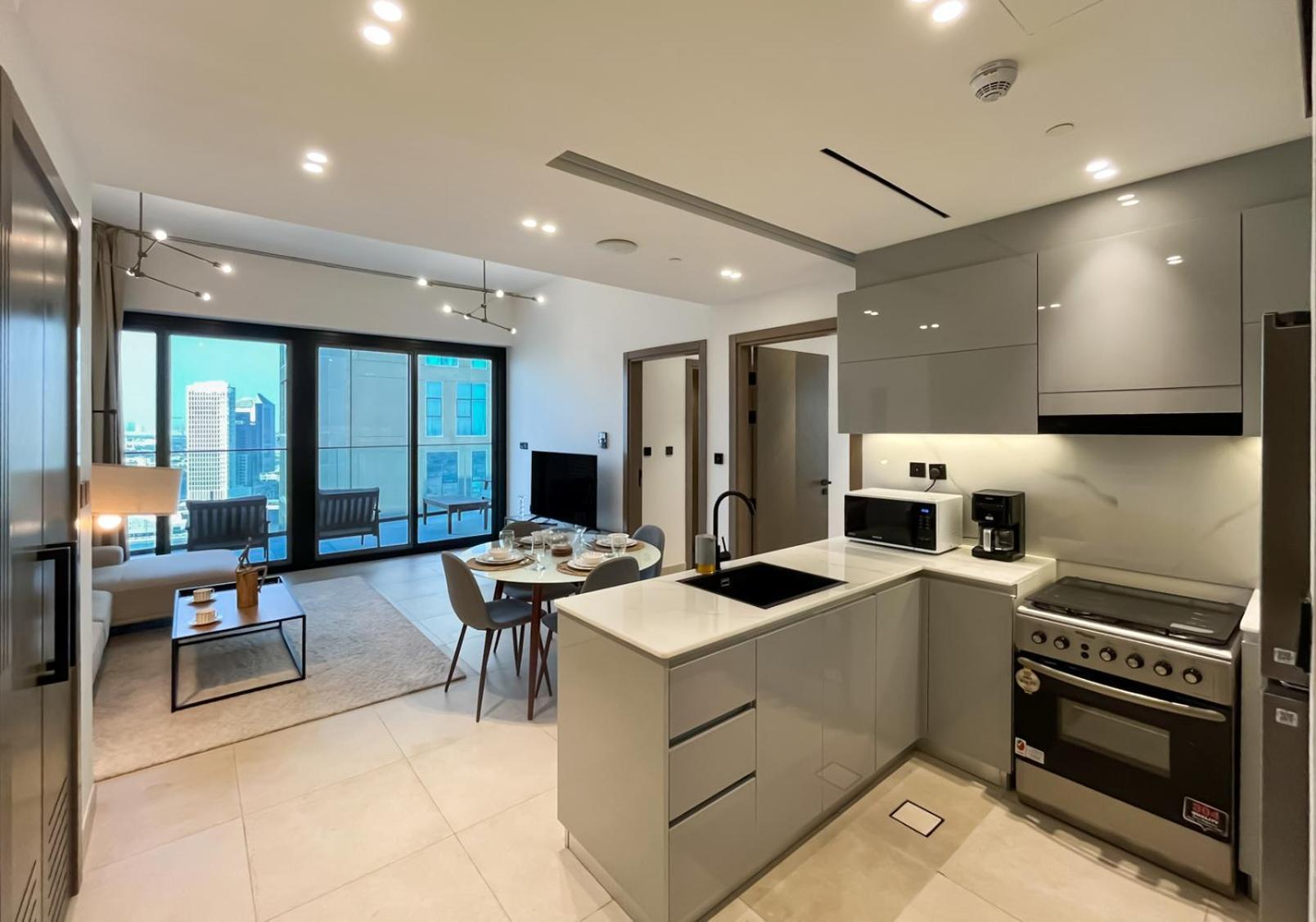 Livbnb-classy 2b With Jacuzzi & Burjkhalifa View Apartment *