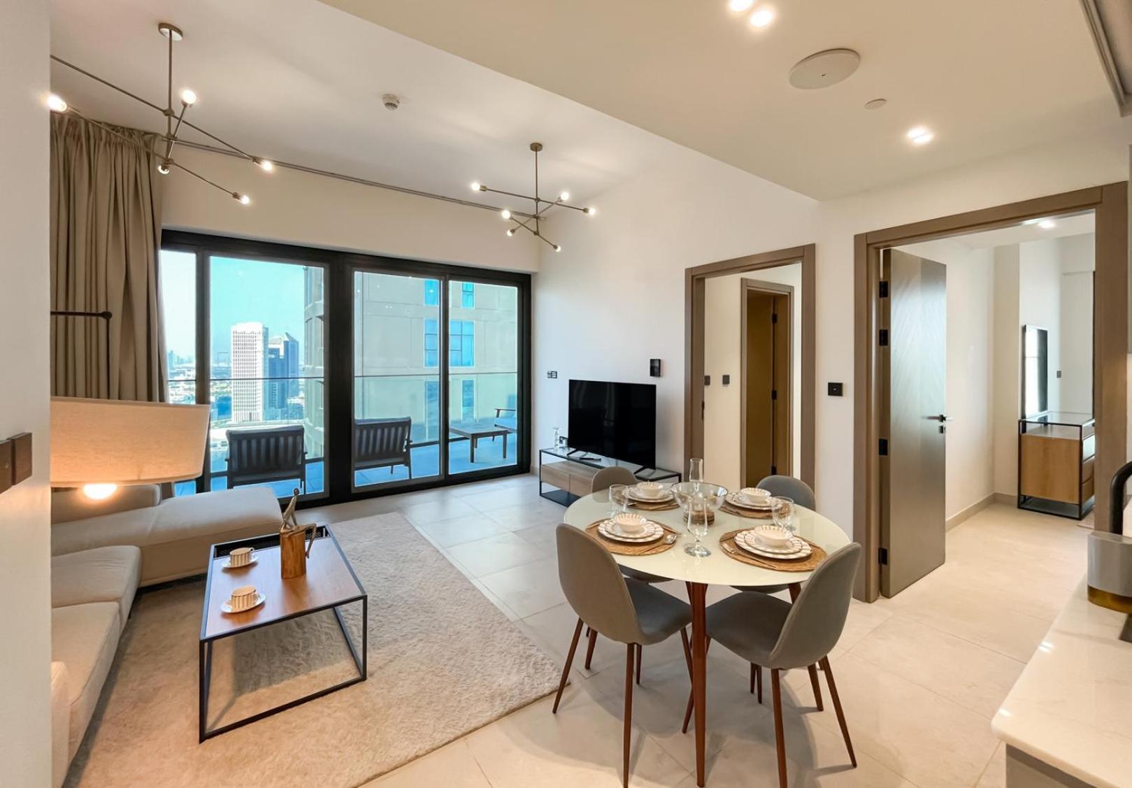 Livbnb-classy 2b With Jacuzzi & Burjkhalifa View Dubai
