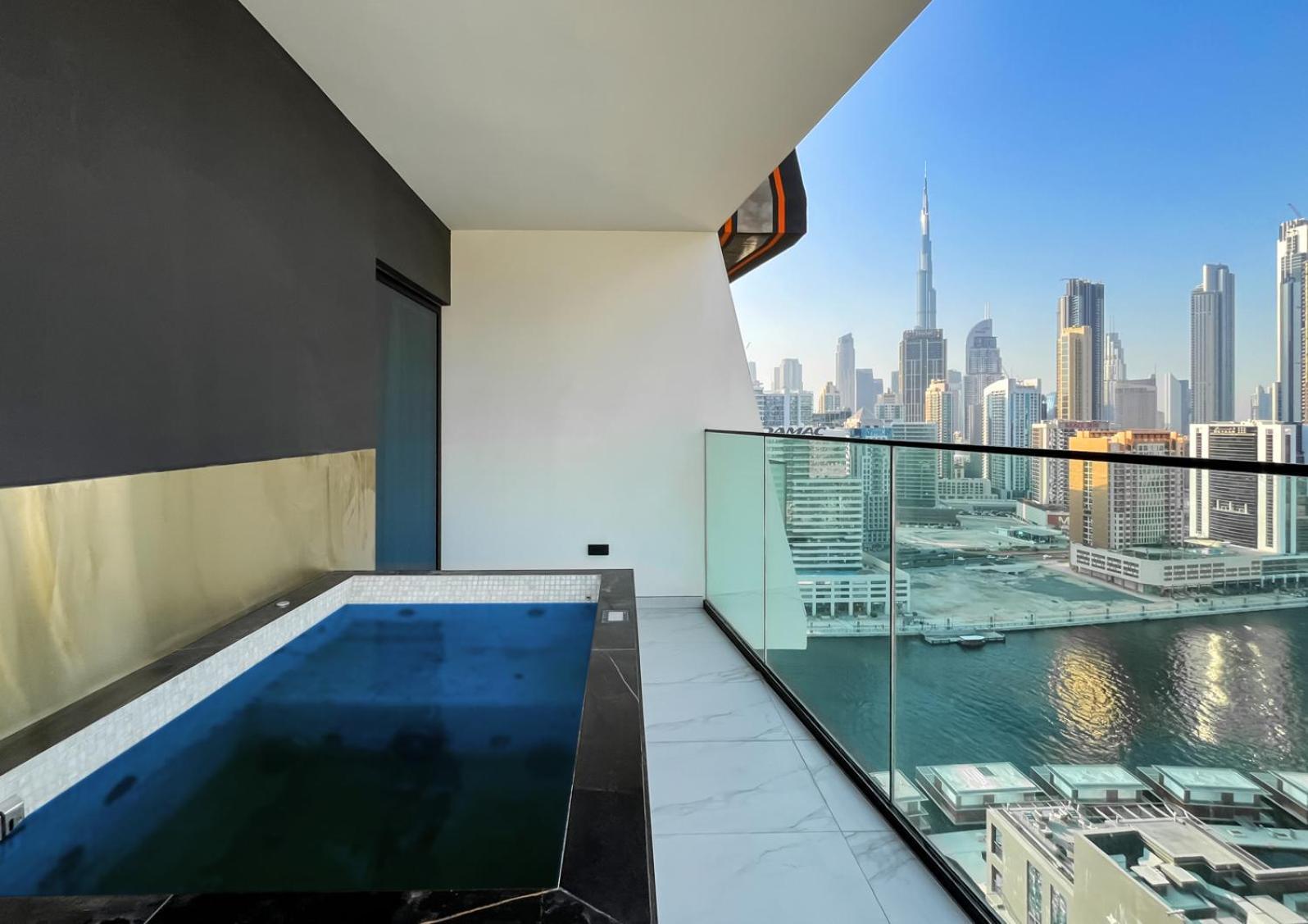 Livbnb-classy 2b With Jacuzzi & Burjkhalifa View Apartment Dubai