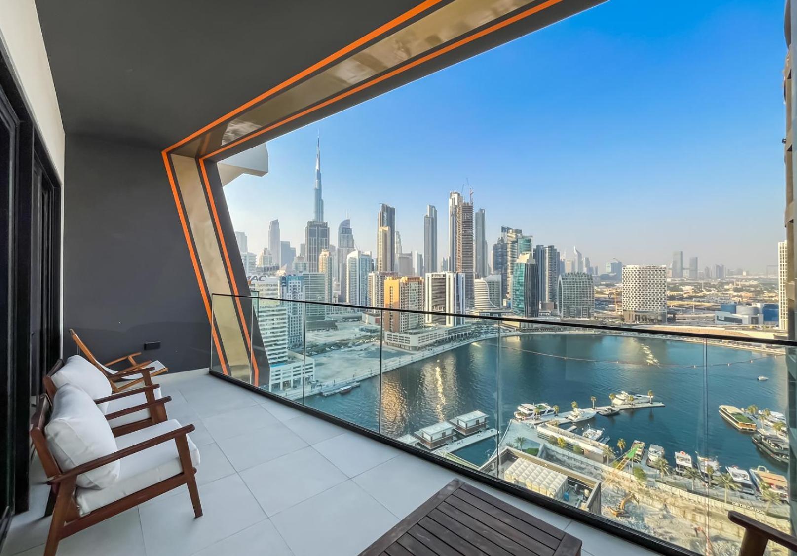 Livbnb-classy 2b With Jacuzzi & Burjkhalifa View Dubai