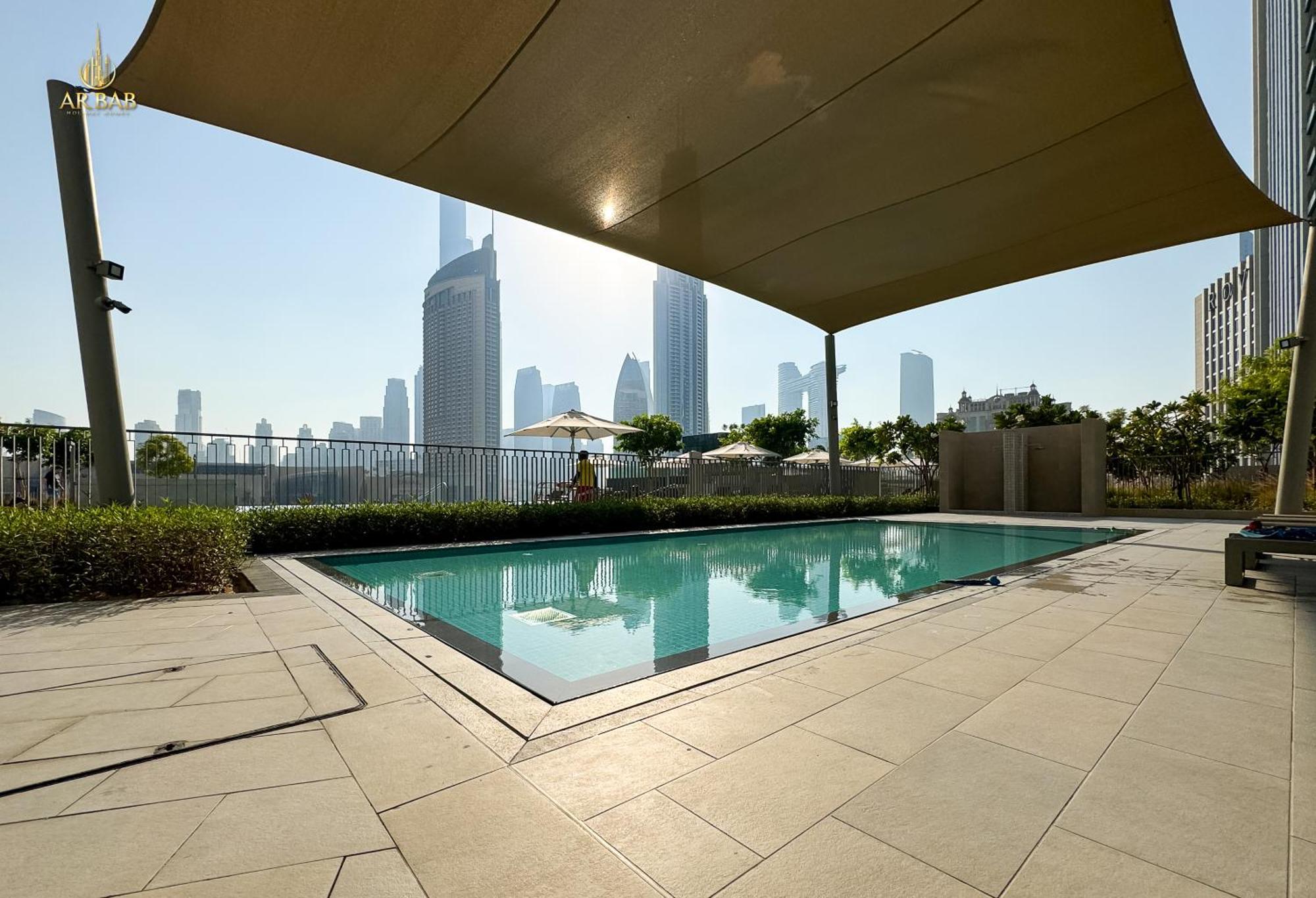 Arbab Homes Premium 1Br - Near Dubai Mall - Downtown Views Apartment *
