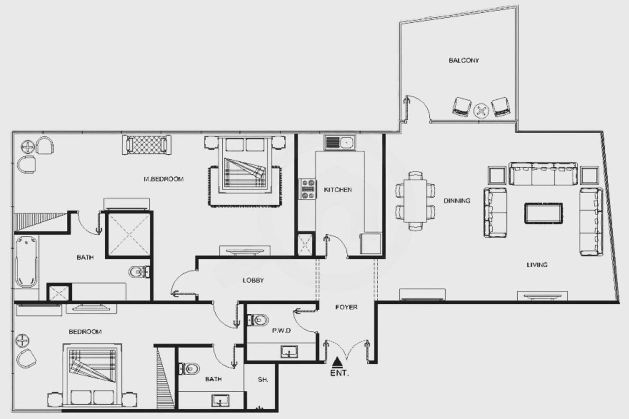 Apartment Beachfront 250 View Private High Floor *
