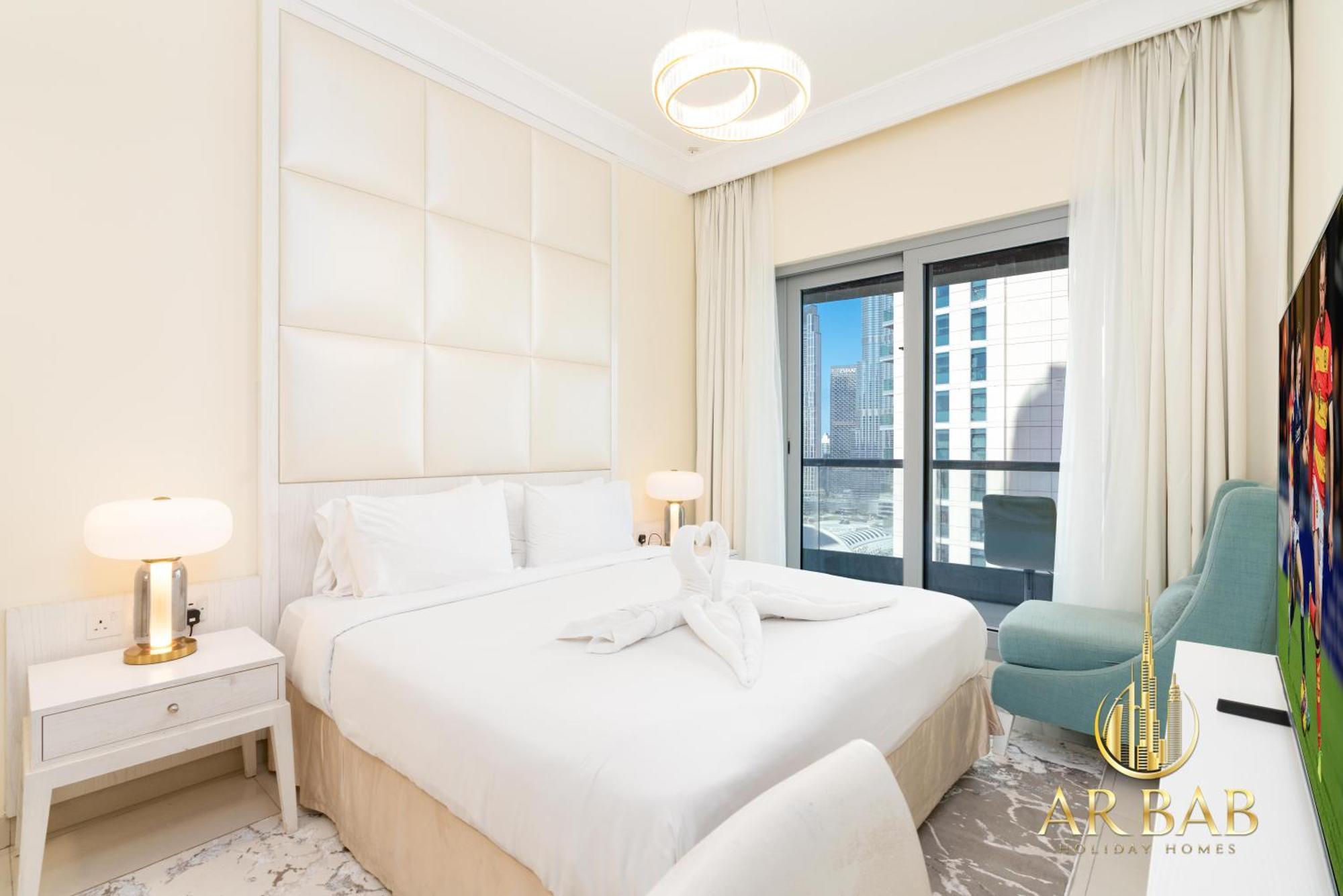 Apartment Damac Maison Mall Street - Luxurious 3br - Burj Khalifa View - Near Mall *