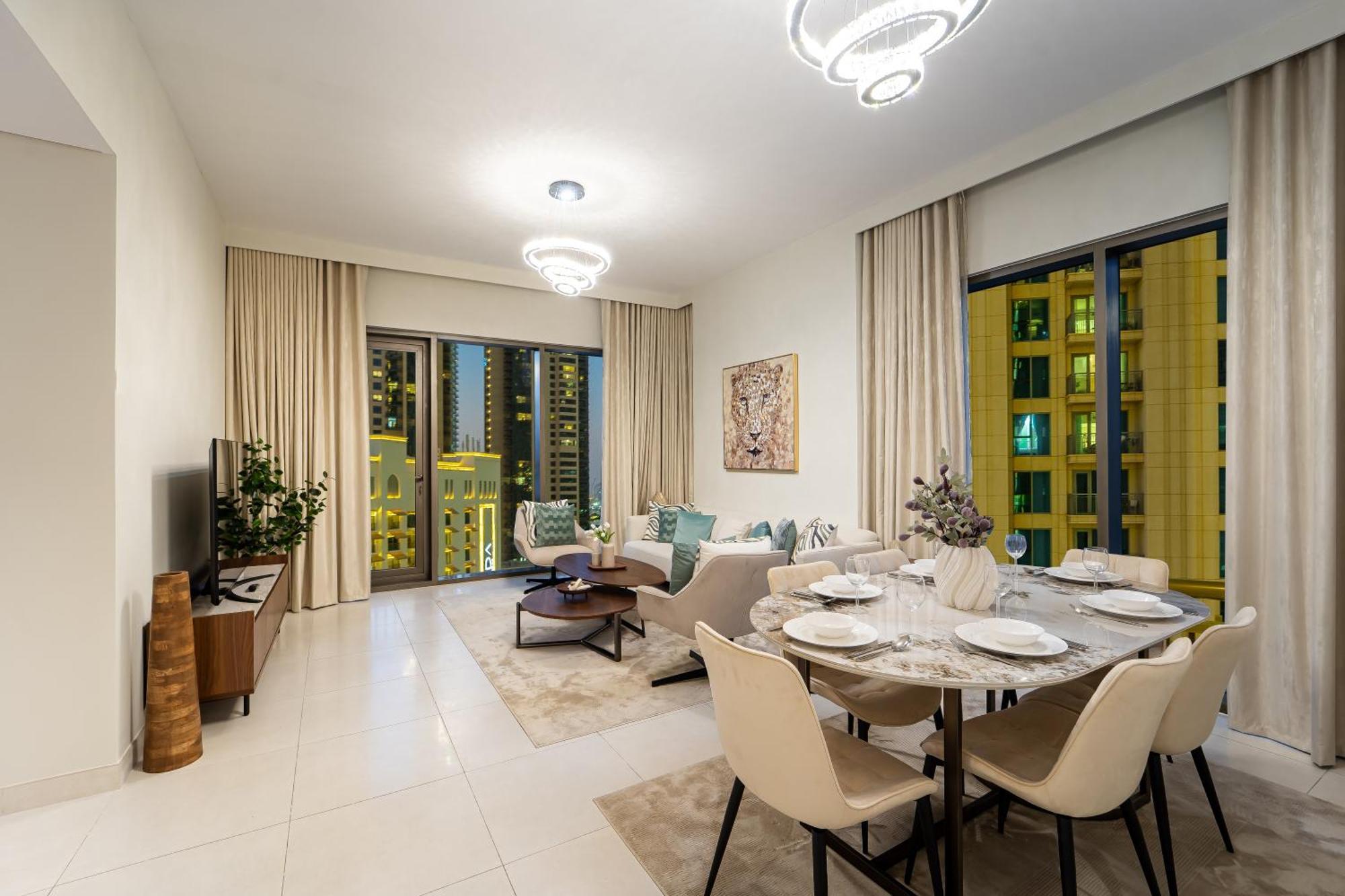 Spacious 3bdr In Wonderful Creek Harbour Apartment Dubai