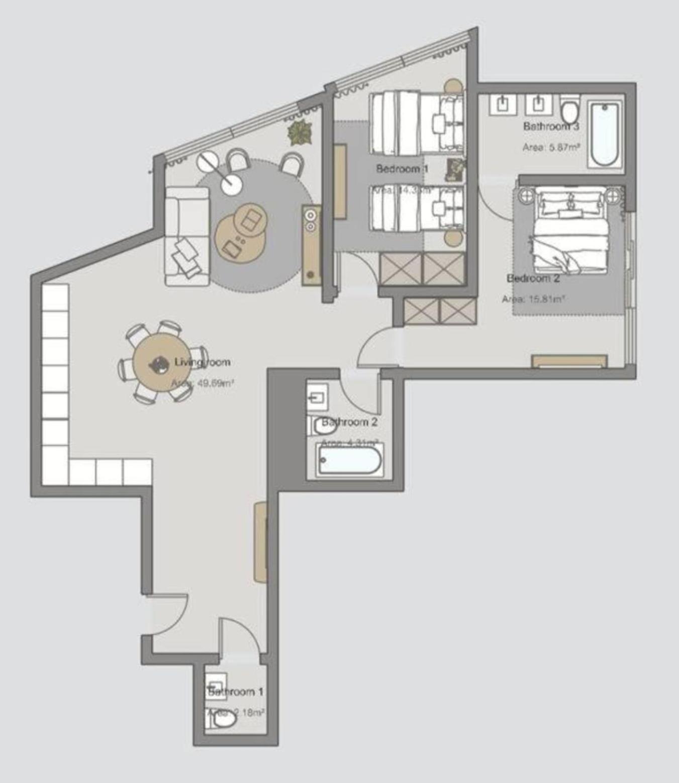 Paramount Rooftop Infinity Pool Apartment *