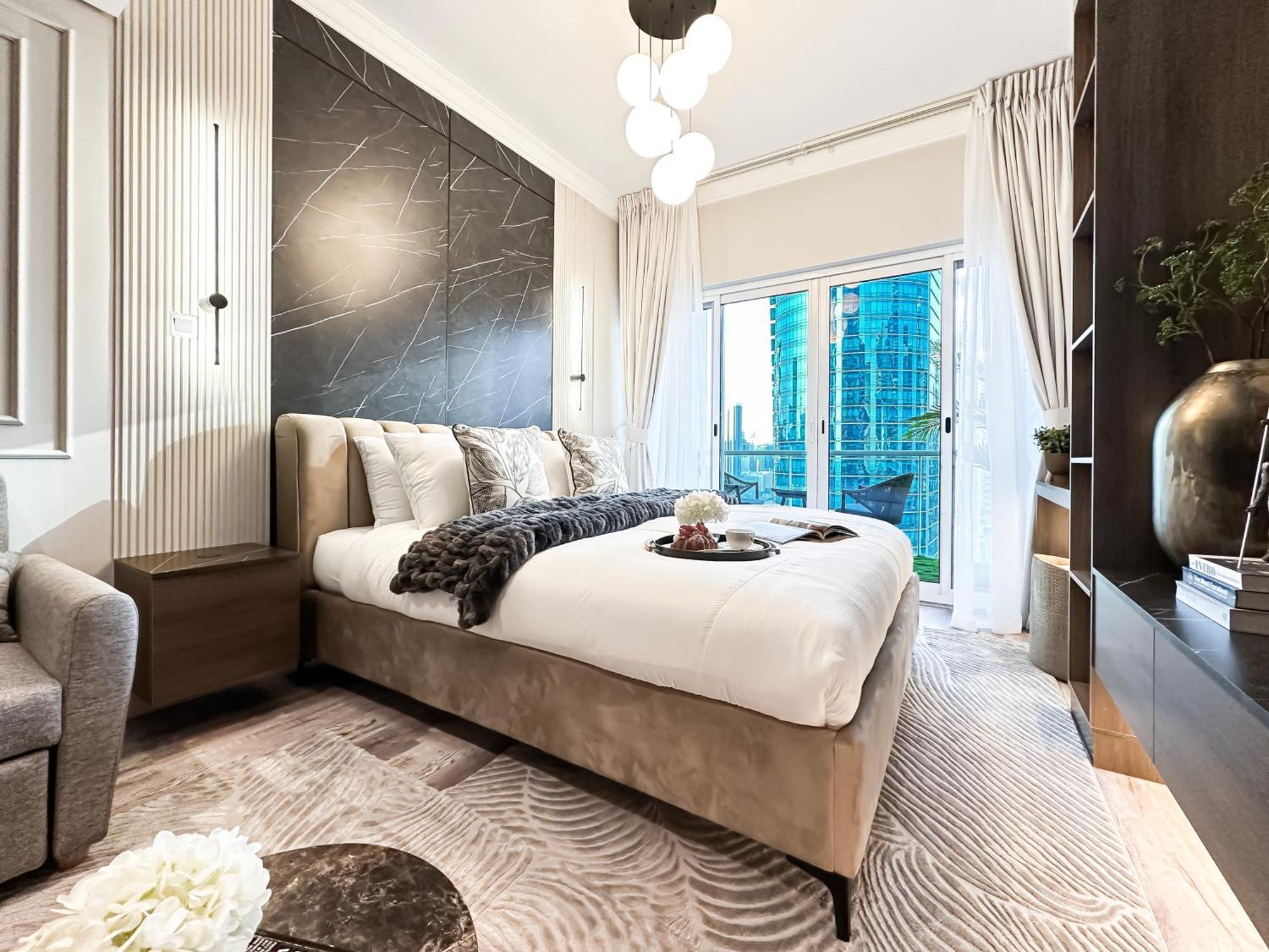 Trophy- Radiant Retreat In Jlt With Skyline View Apartment *