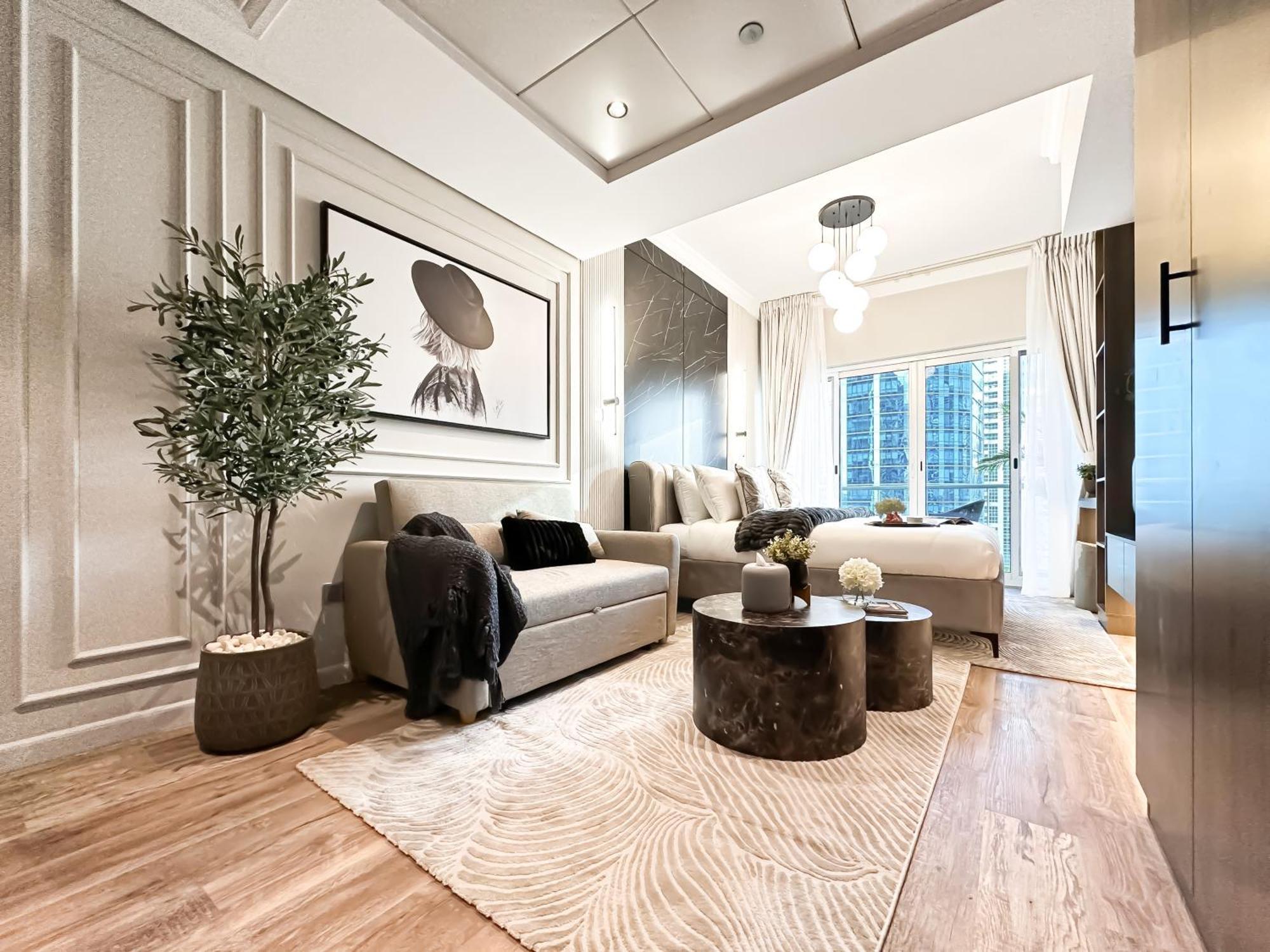 Apartment Trophy- Radiant Retreat In Jlt With Skyline View *