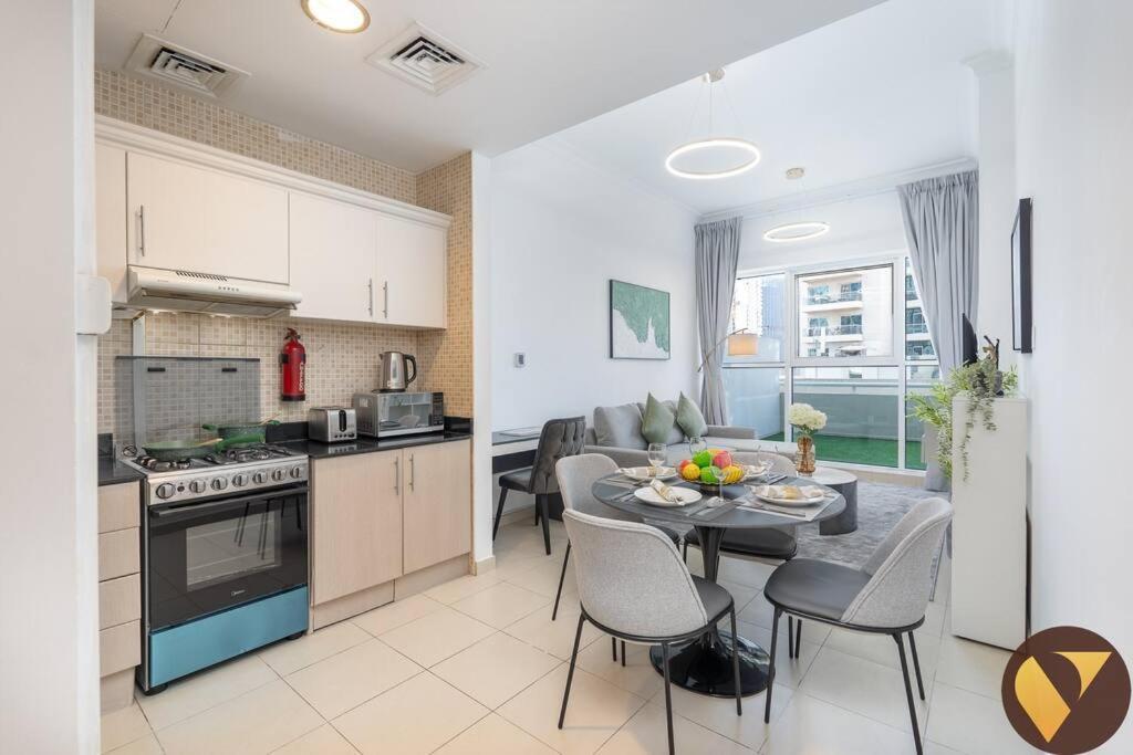 Vogue With Big Terrace And Full Canal View, Partial Burj Khalifa View Located Business Bay, Marasi Drive - Mayfair Apartment