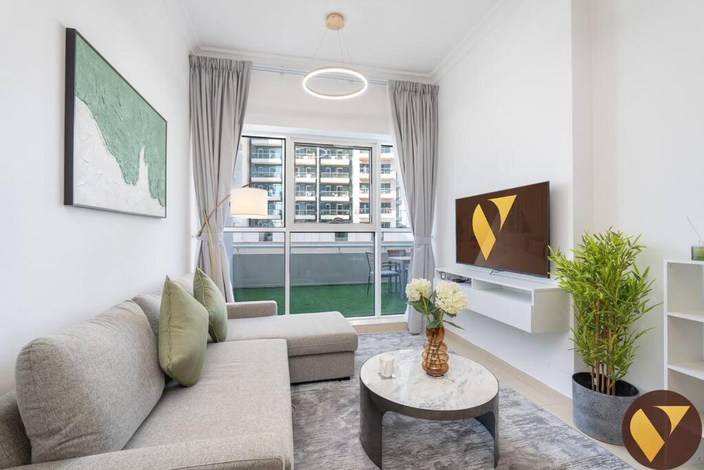 Vogue With Big Terrace And Full Canal View, Partial Burj Khalifa View Located Business Bay, Marasi Drive - Mayfair Apartment *