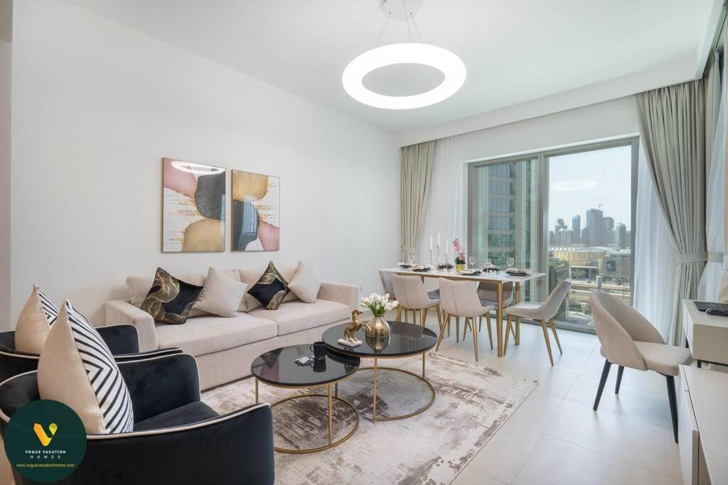 Downtown Views Ii - Vogue Luxurious Two-bedroom With Balcony And Full Burj Khalifa, Opposite Mall Skybridge Dubai