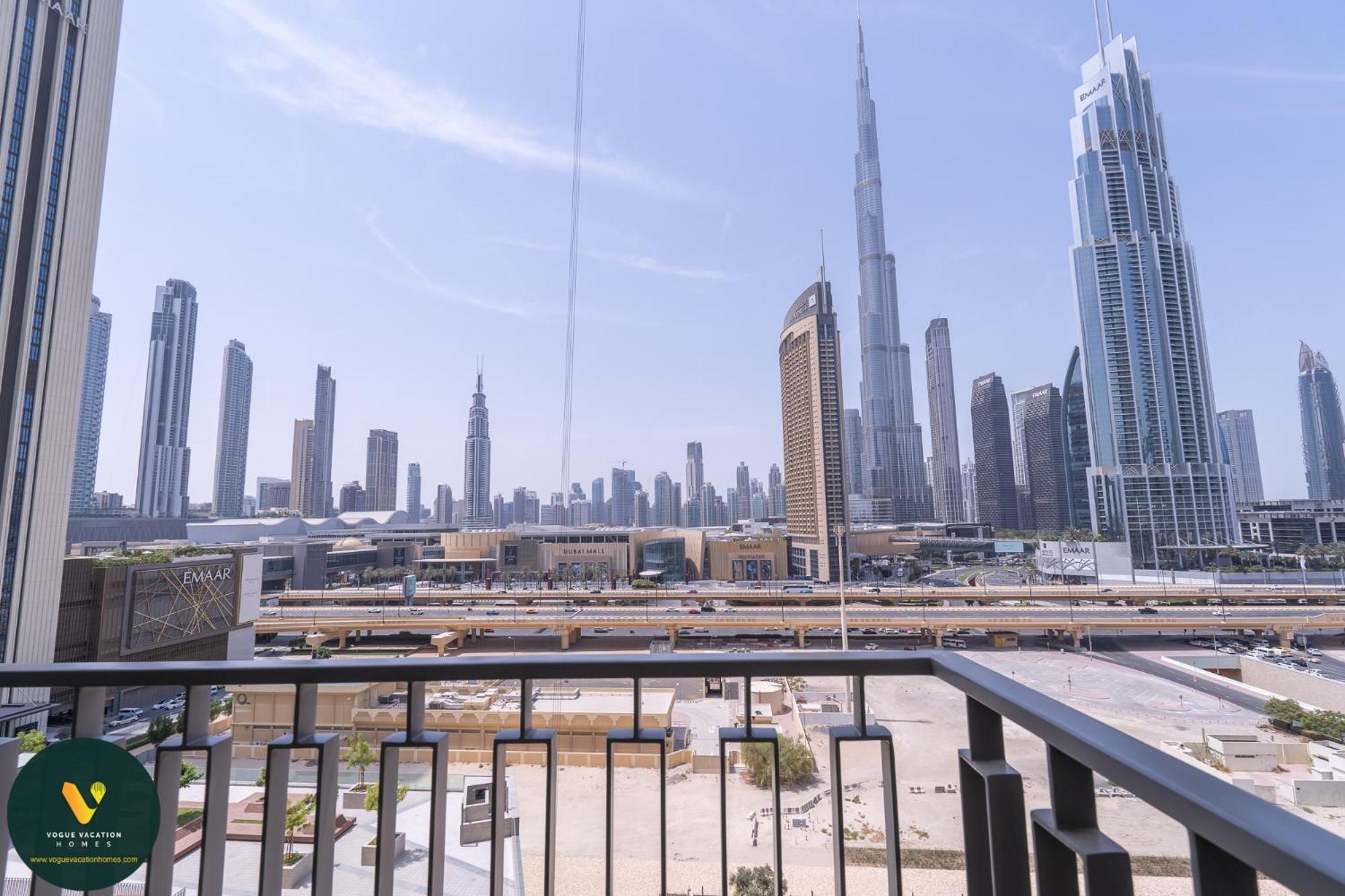 Downtown Views Ii - Vogue Two Bedroom With 2 Balconies And Full Burj Khalifa, Opposite Mall Skybridge Apartment