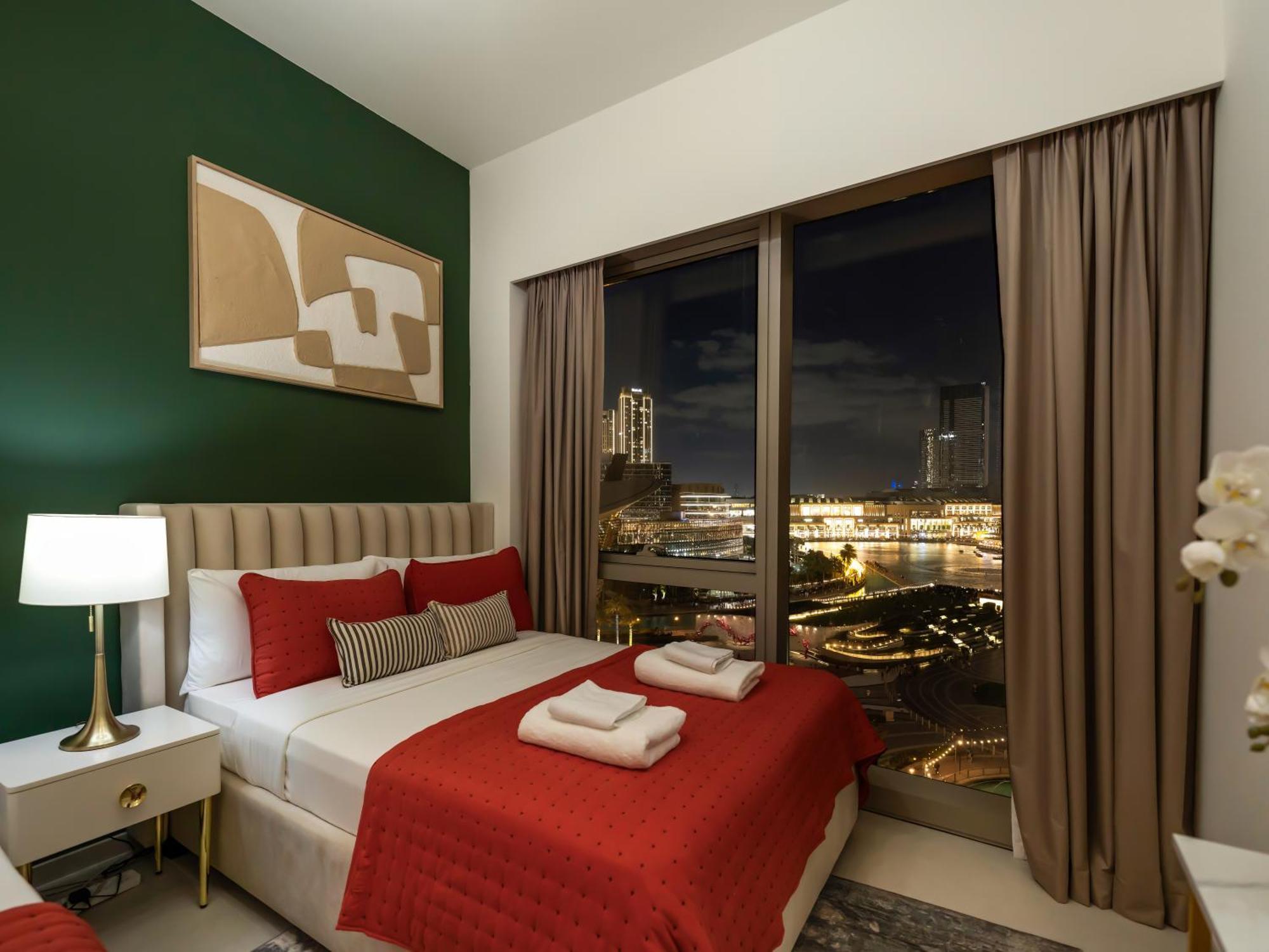 Apartment Lux 2Br With Direct Burj Khalifa & Fountain Views - Downtown *