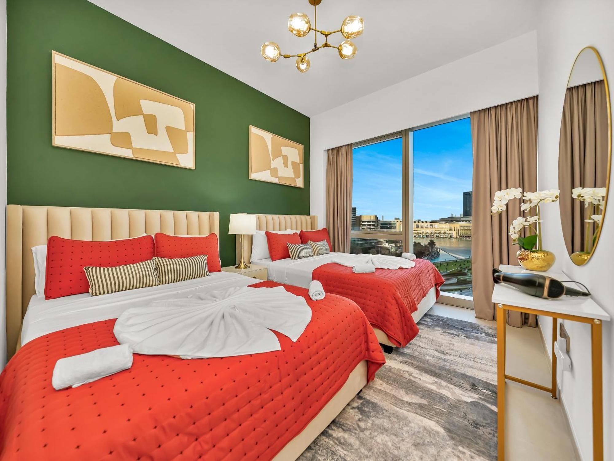 Apartment Lux 2Br With Direct Burj Khalifa & Fountain Views - Downtown