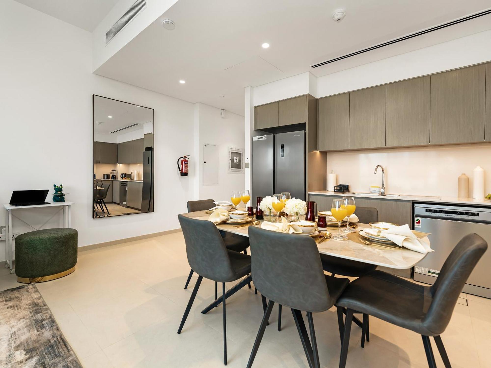 Apartment Lux 2Br With Direct Burj Khalifa & Fountain Views - Downtown *