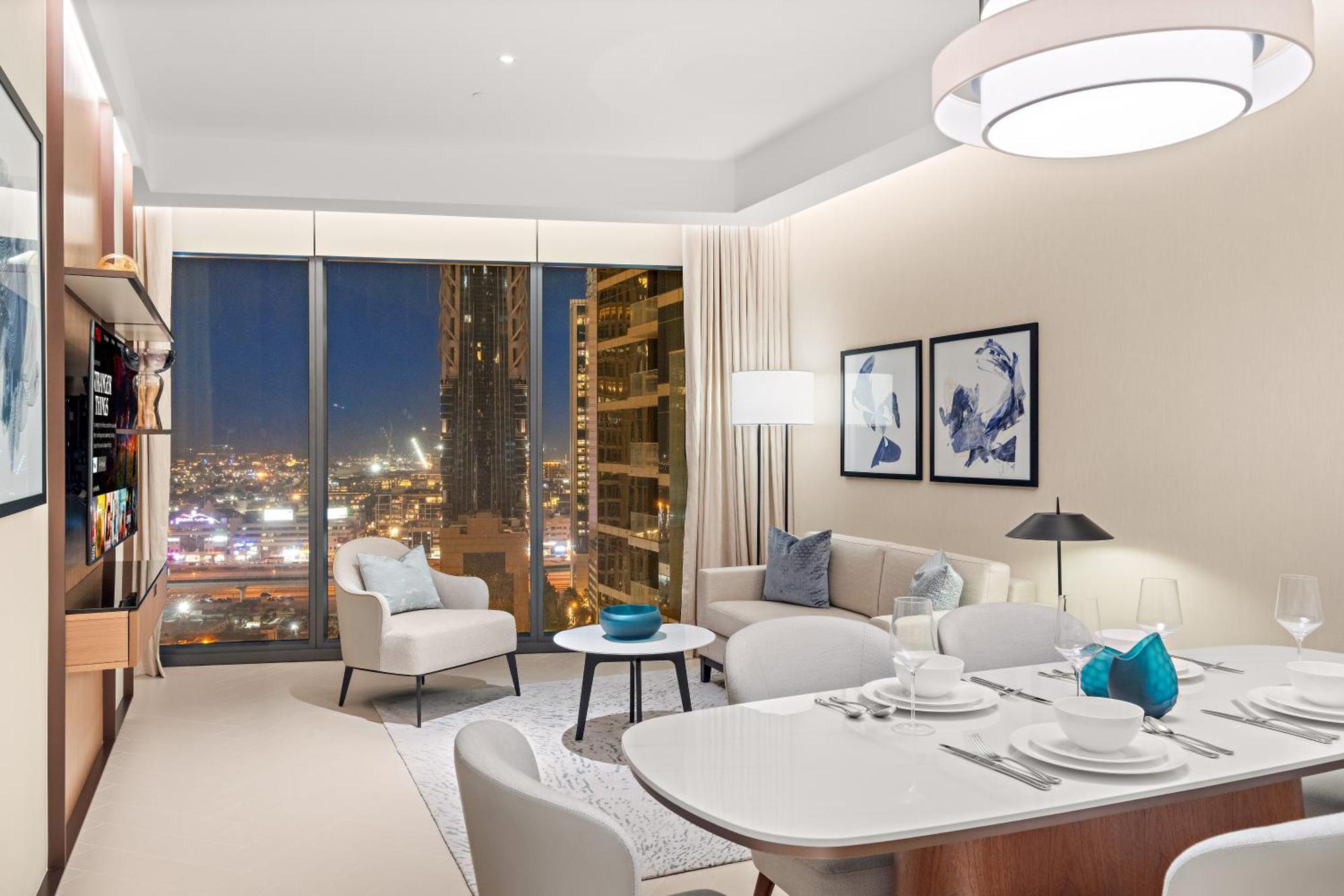 Apartment Elegant 2br Address Opera And Walk To Mall & Burj