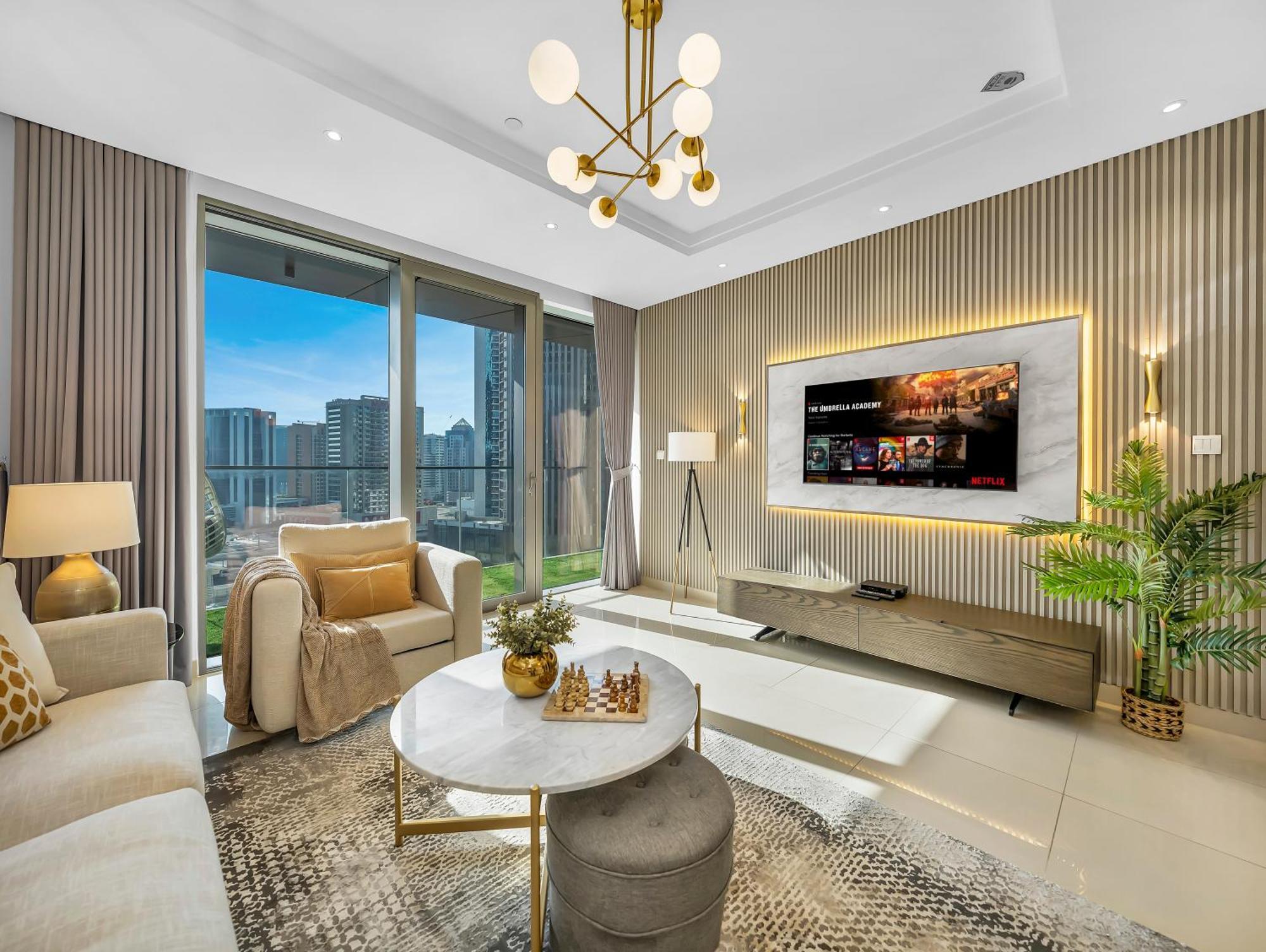Lux 1br Connected To Mall Near Burj Khalifa Apartment *