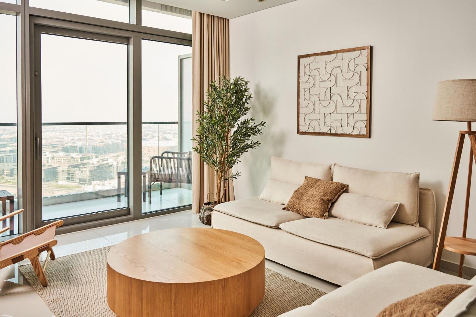 2bd Paramount Midtown - 6 Guests - Burj Views 64th Floor Infinity Pool, King Bed Apartment Dubai