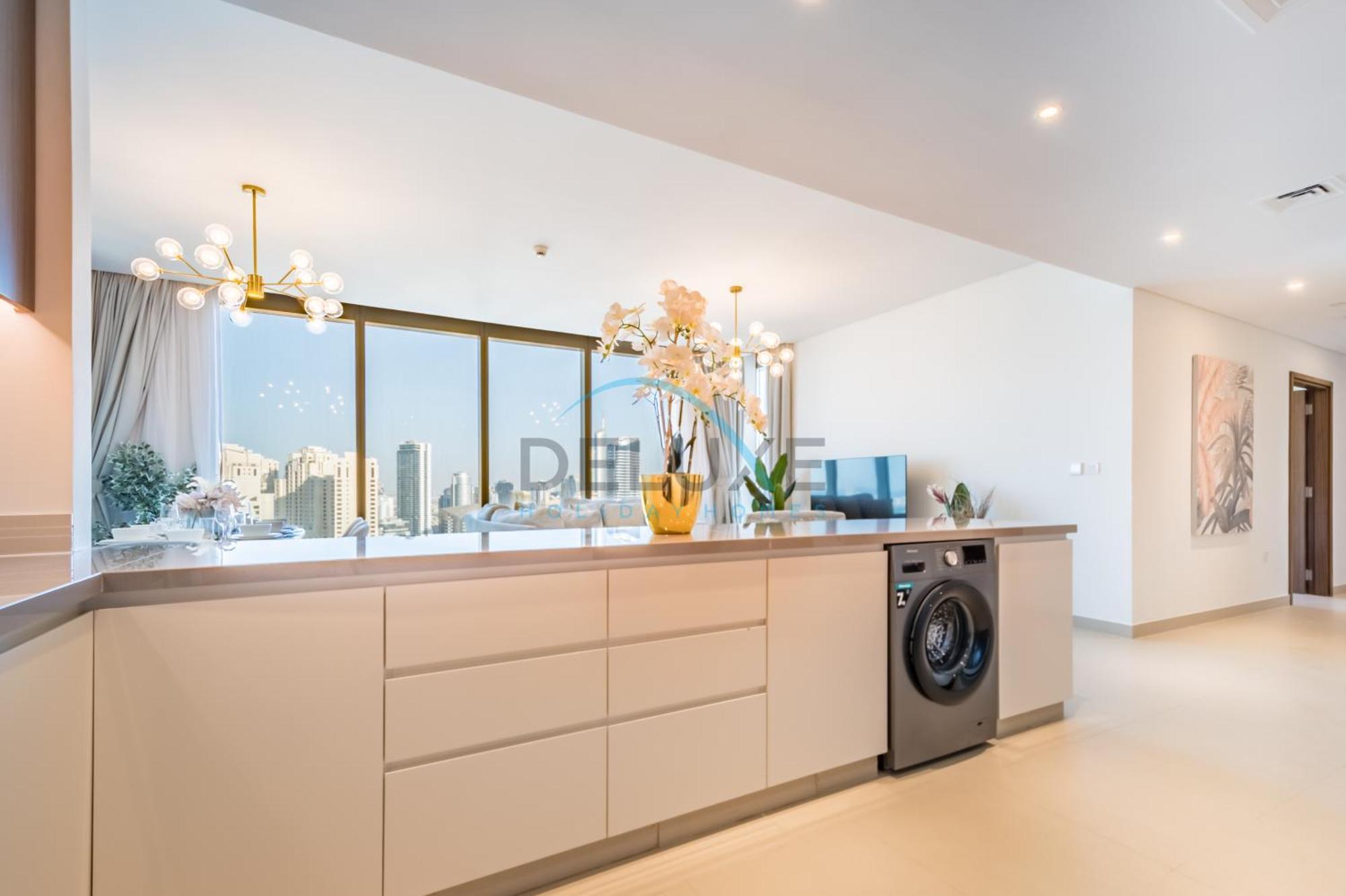 Apartment Sea View 3br With Assistant And Balcony, Just Steps From Marina Promenade, 5242 Tower 1, Marina By Deluxe Homes Dubai