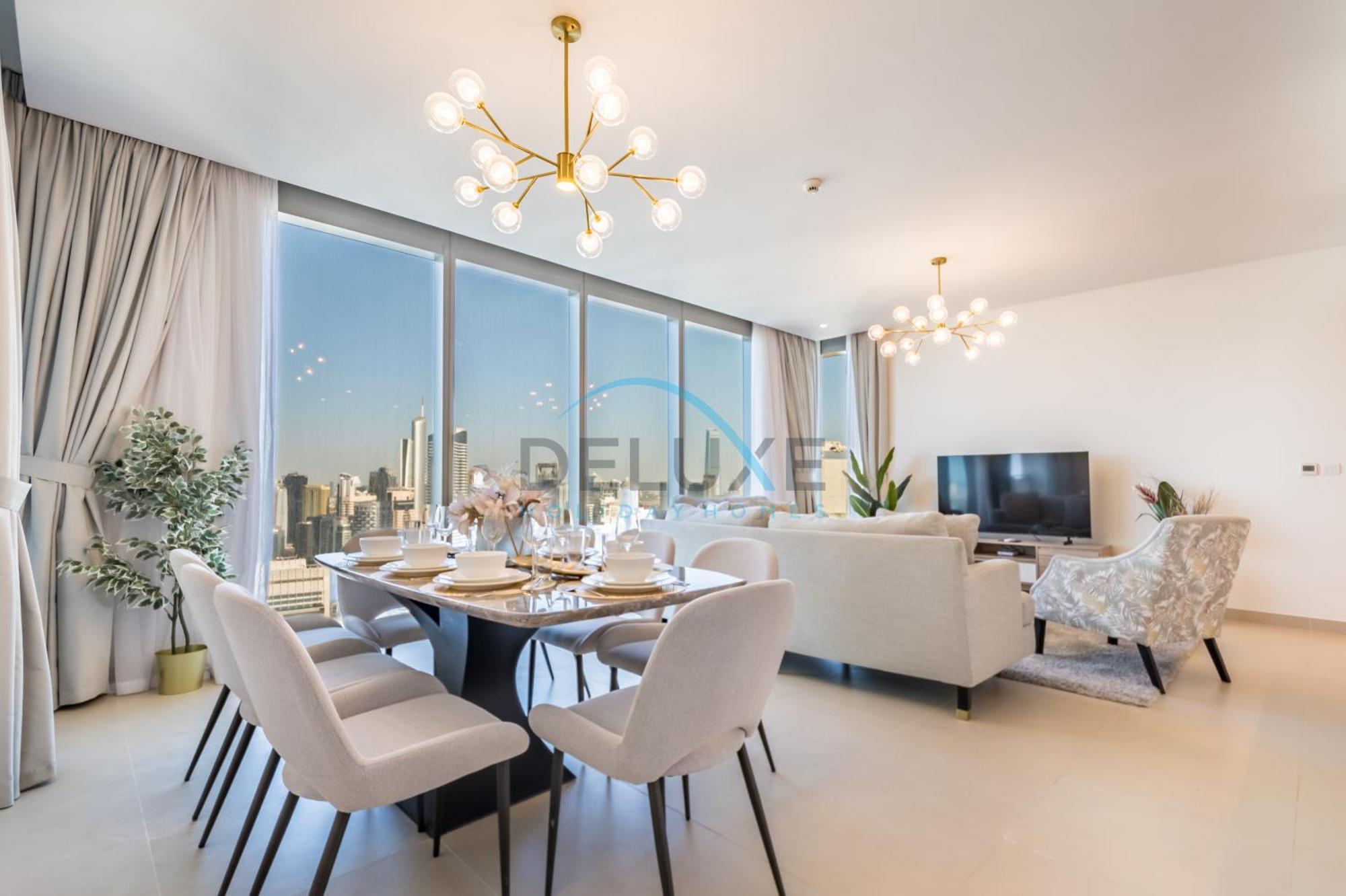 Apartment Sea View 3br With Assistant And Balcony, Just Steps From Marina Promenade, 5242 Tower 1, Marina By Deluxe Homes *
