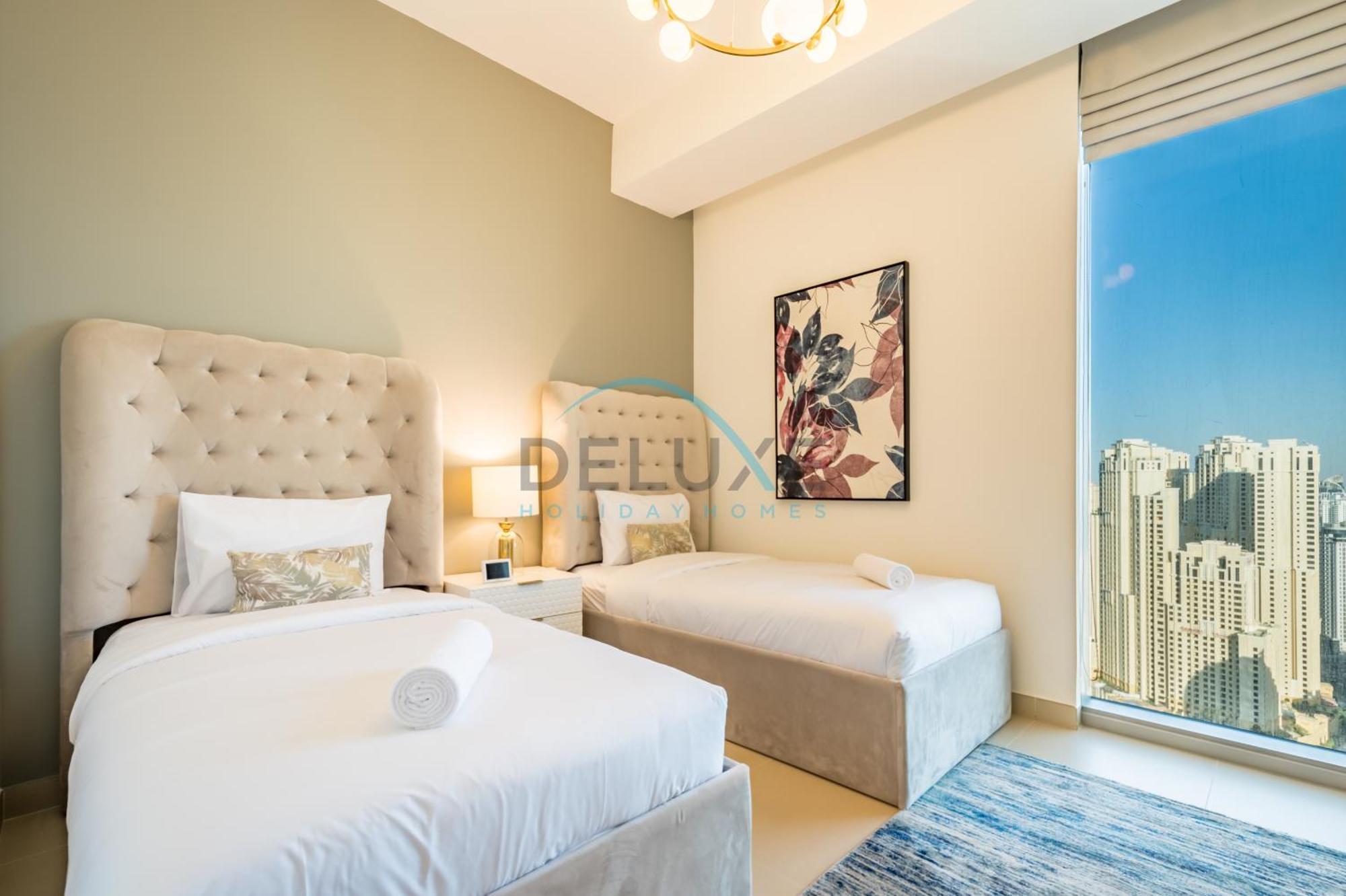 Sea View 3br With Assistant And Balcony, Just Steps From Marina Promenade, 5242 Tower 1, Marina By Deluxe Homes Apartment Dubai