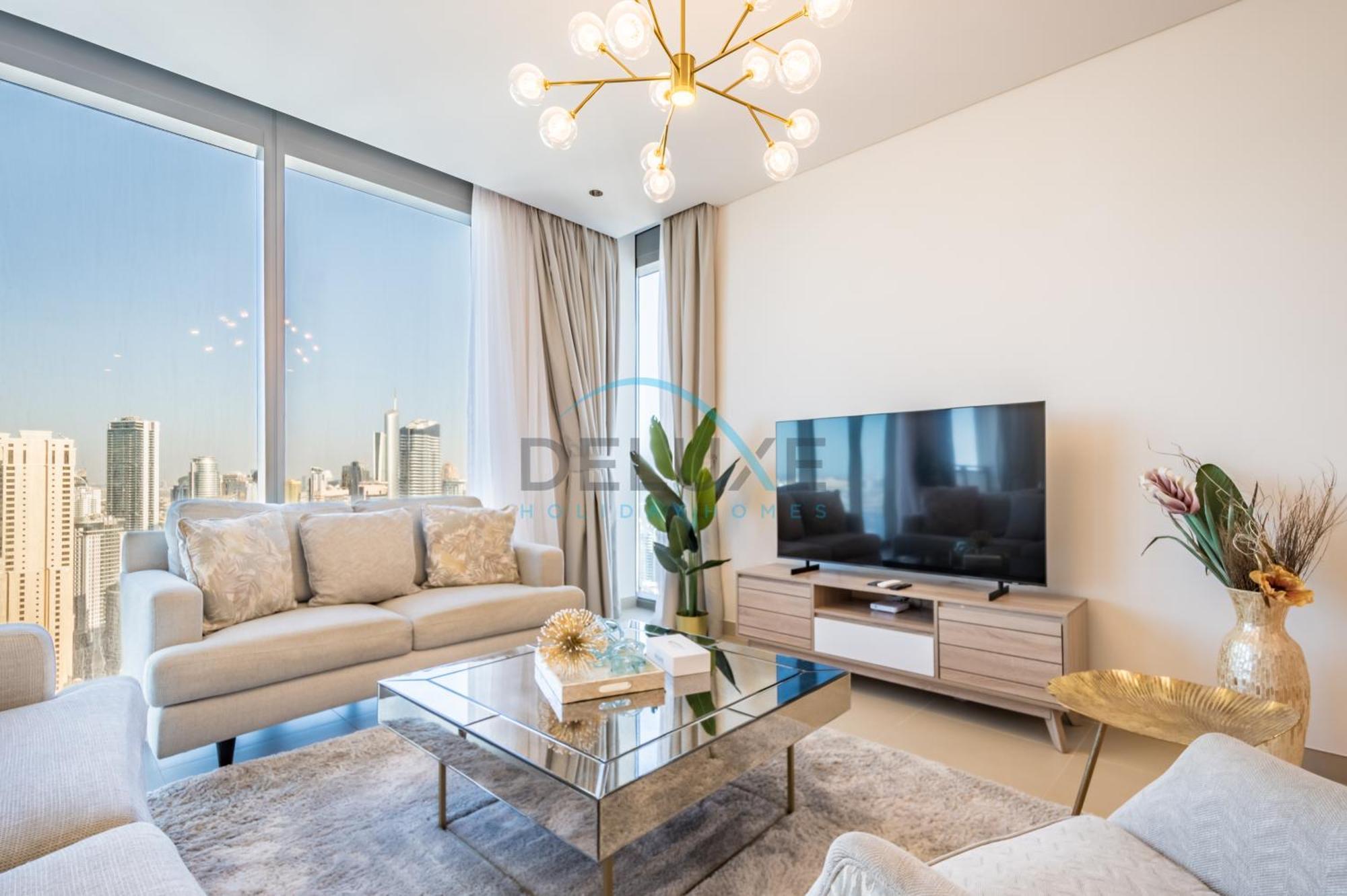 Apartment Sea View 3br With Assistant And Balcony, Just Steps From Marina Promenade, 5242 Tower 1, Marina By Deluxe Homes Dubai