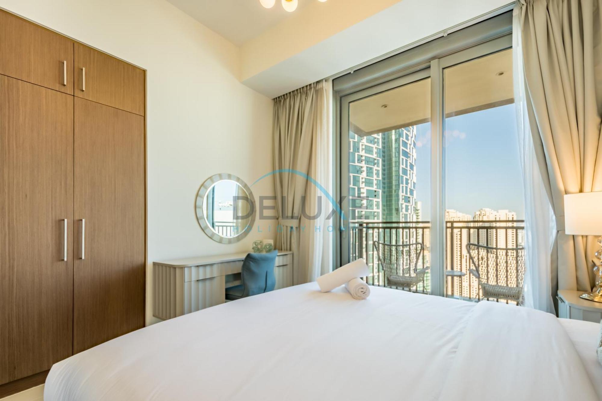 Apartment Sea View 3br With Assistant And Balcony, Just Steps From Marina Promenade, 5242 Tower 1, Marina By Deluxe Homes