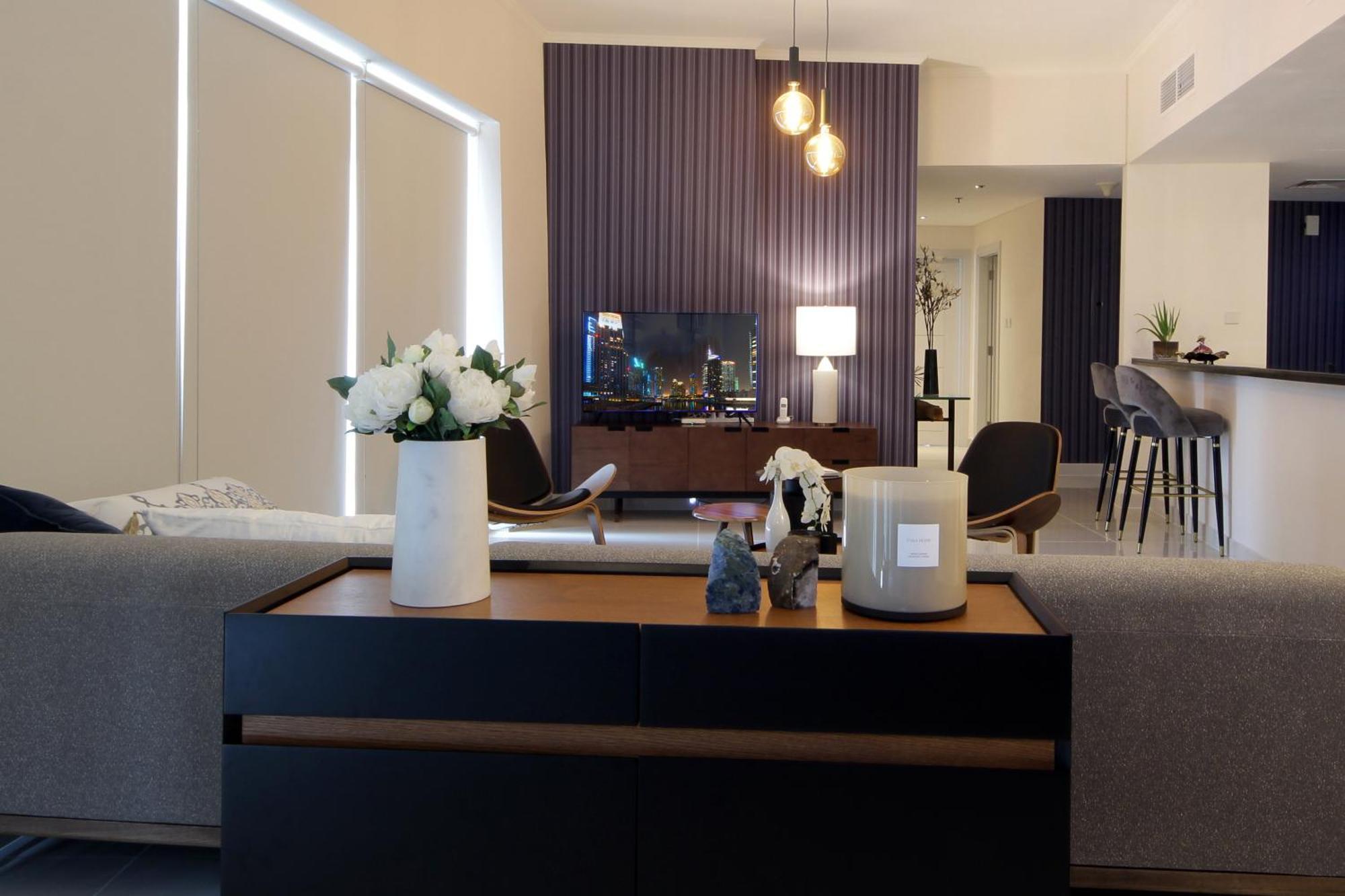 Apartment Breathtaking Marina View 2br At Damac Heights - Ahlan Hh *