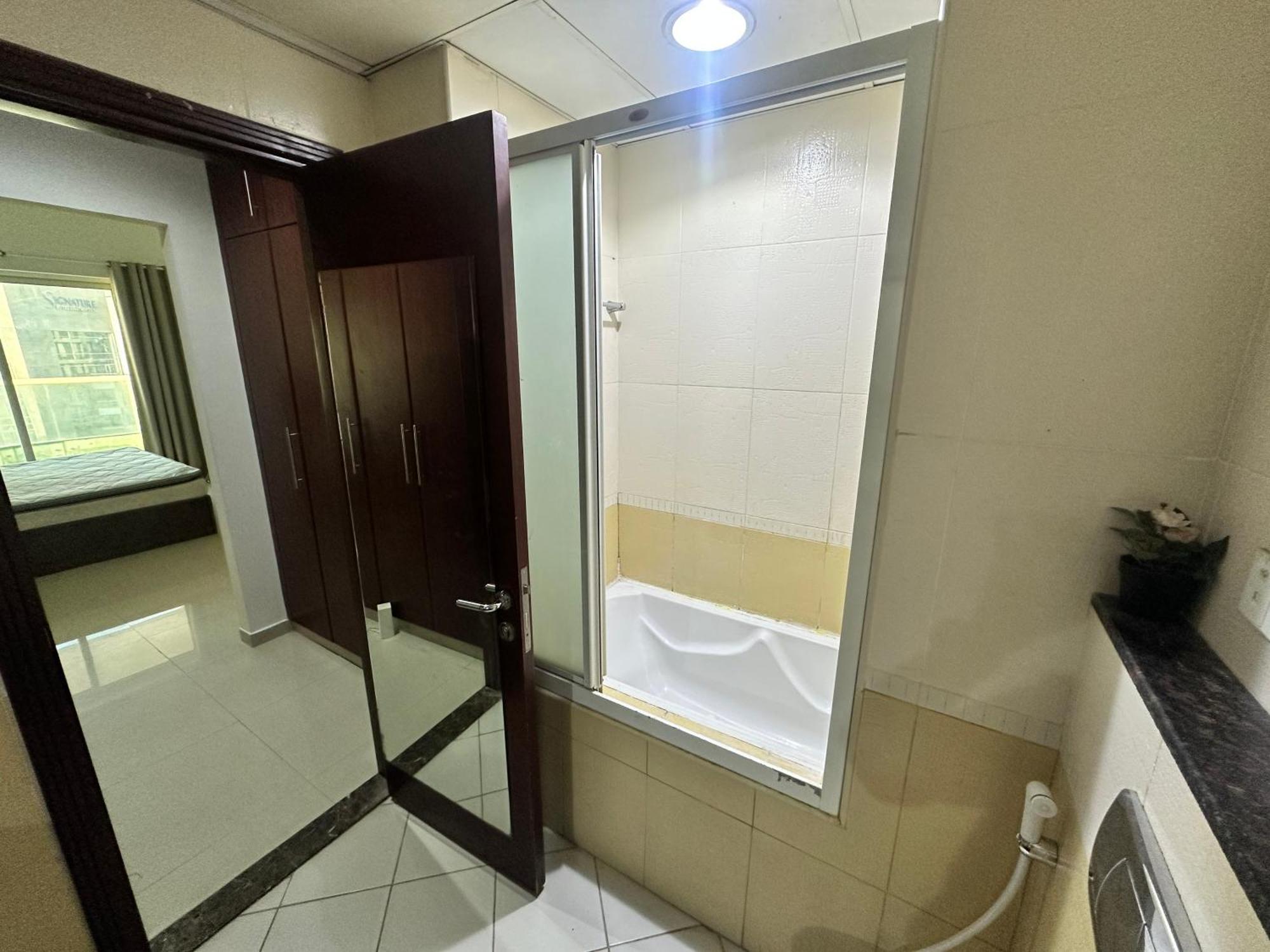 Bedroom With Attach Bath And Balcony In Marina
