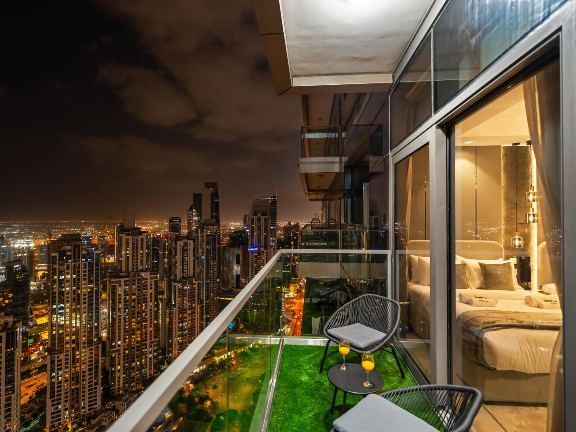 Wonderfulstay At Paramount - Highest Infinity Pool - Burj Khalifa View - Brand New Luxury Apartment *