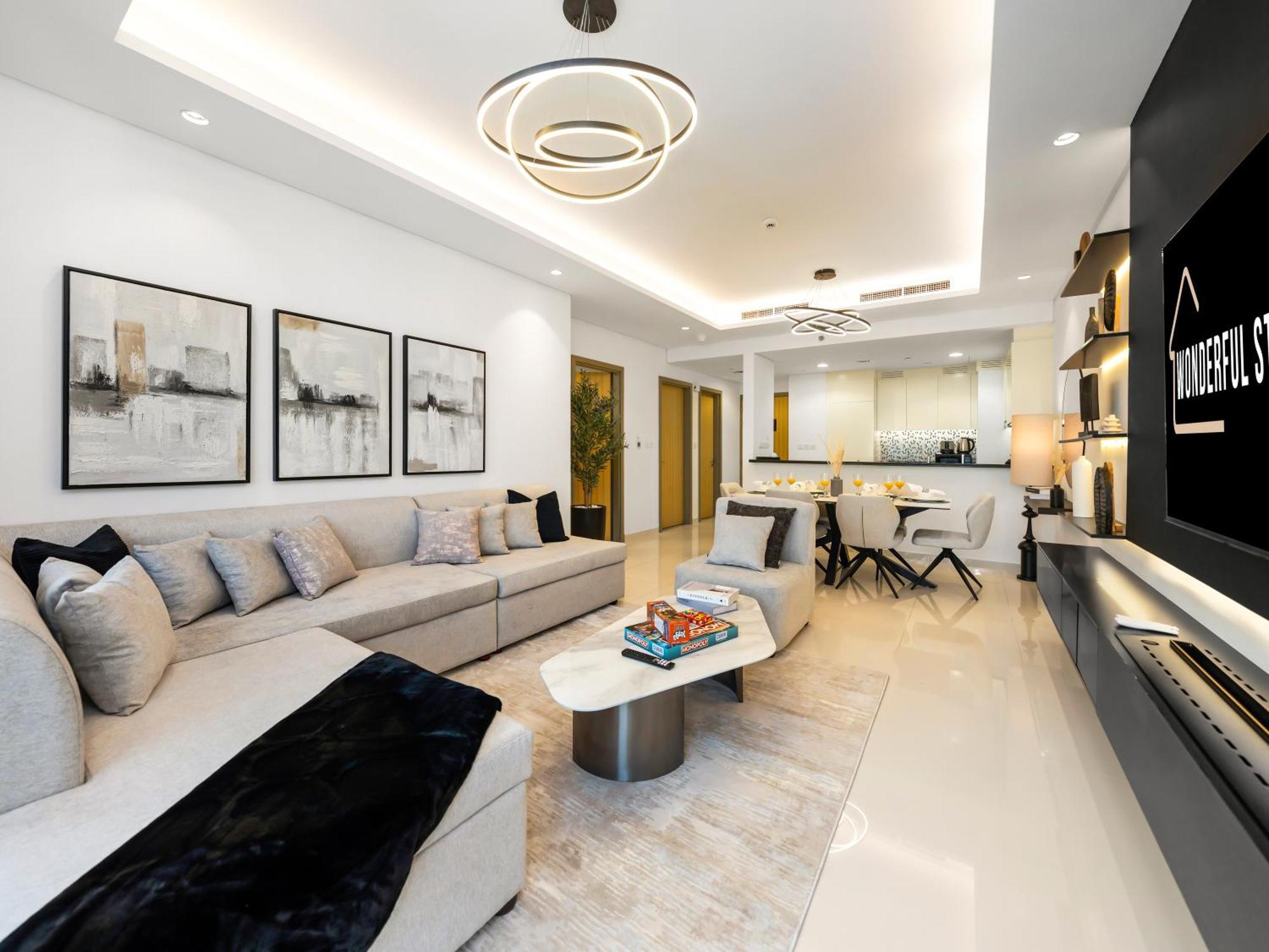 Wonderfulstay At Paramount - Highest Infinity Pool - Burj Khalifa View - Brand New Luxury Apartment *