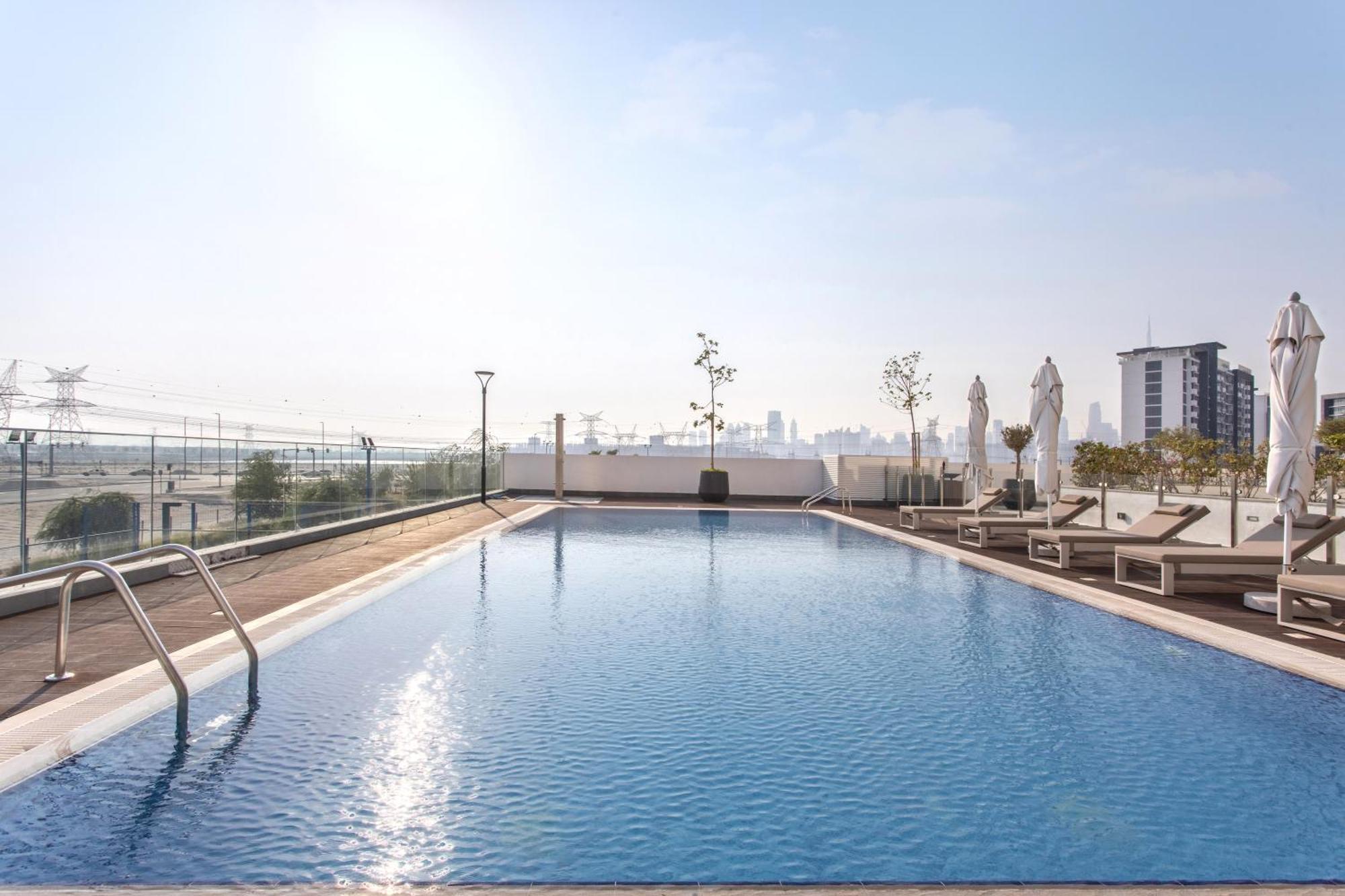 Apartment Charming With Burj Khalifa View In Azizi12 *
