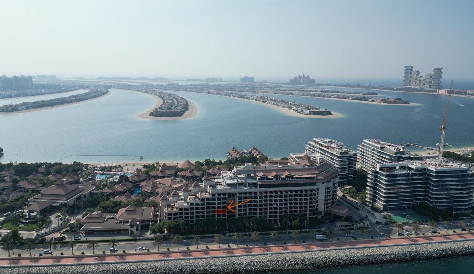Cozy, Full Sea View, Private Beach, In 5 Stars At The Palm Apartment *