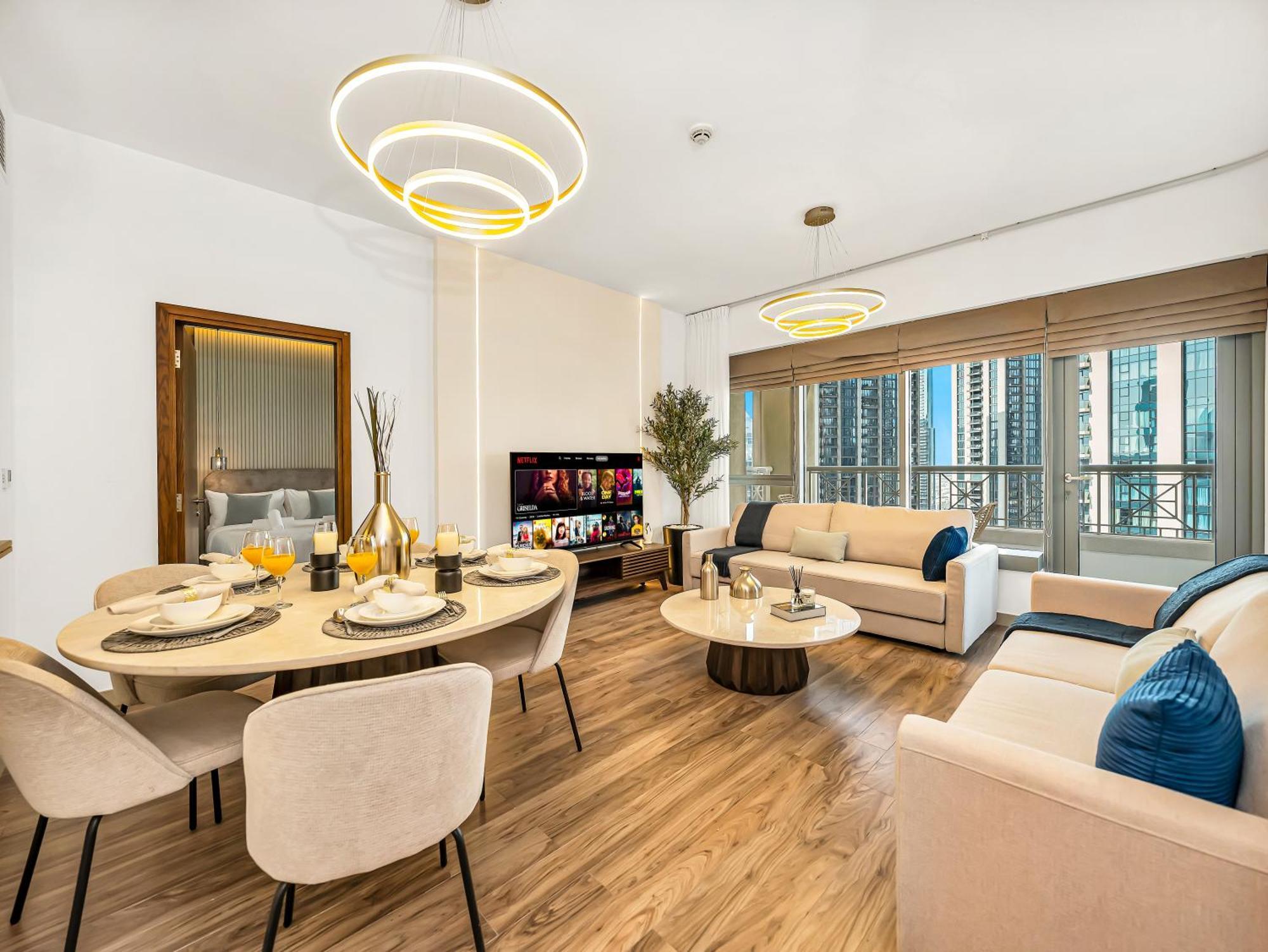 Apartment 3br With Gaming Lounge, Burj Khalifa, Fountain View
