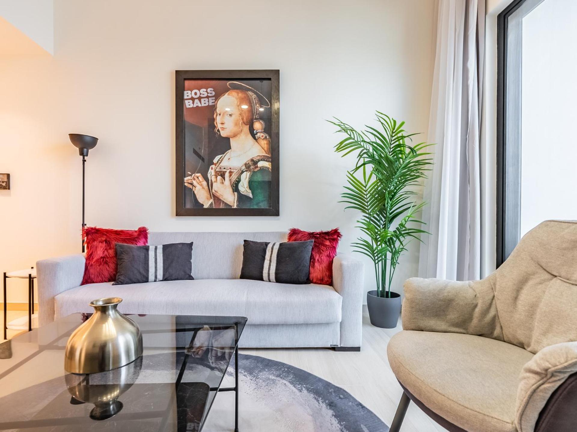 Apartment Modern Retreat In Unique Building In Jvc Dubai