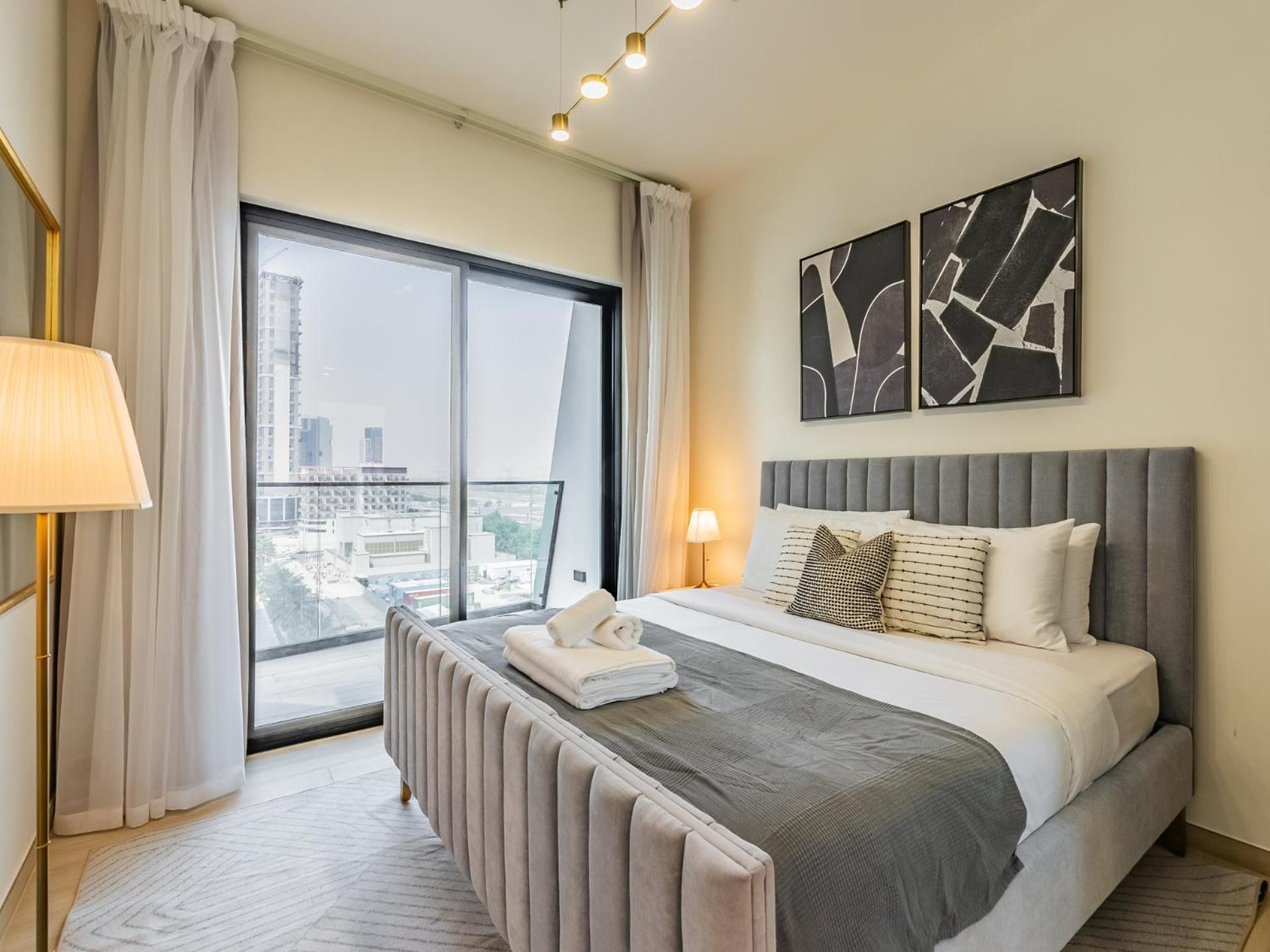 Modern Retreat In Unique Building In Jvc Dubai