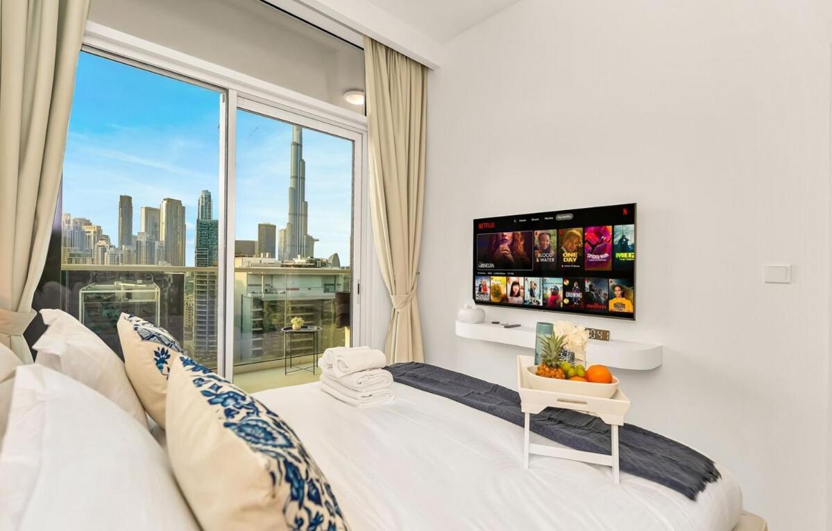 Apartment New 1br With Full Burj Khalifa View, Floor, 5min Mall