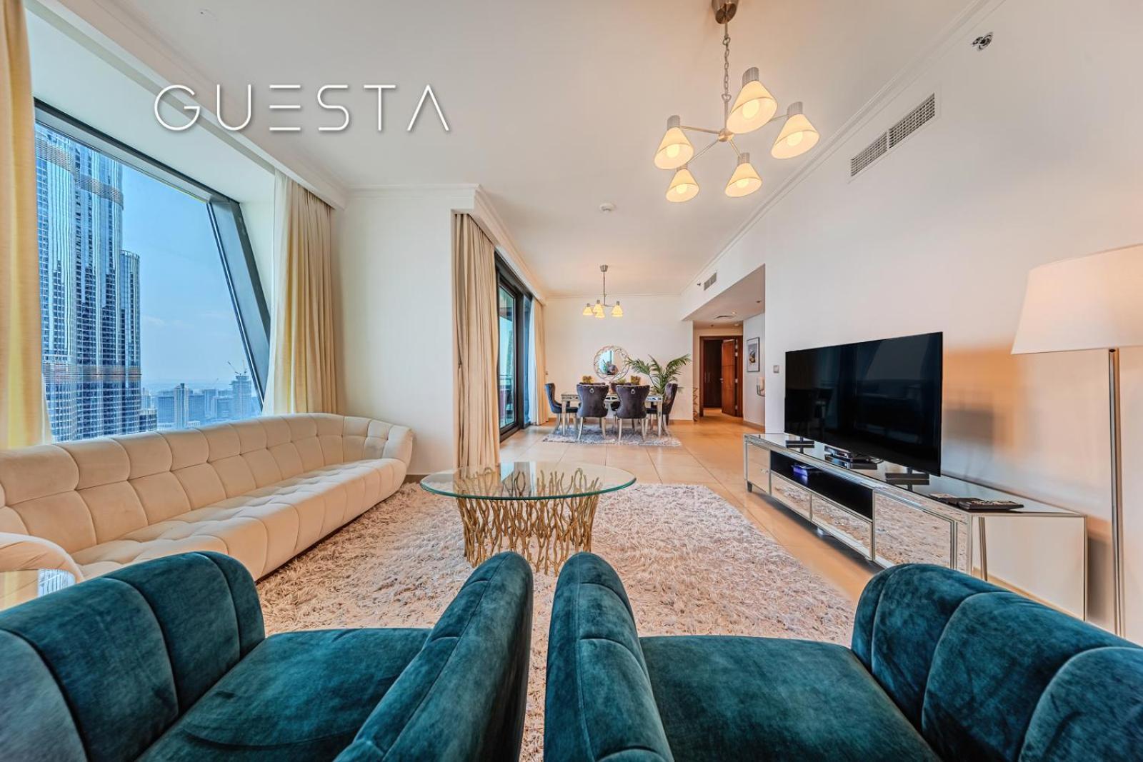 Burj Vista By Emaar - Burj Khalifa & Fountain Views, Downtown Apartment *