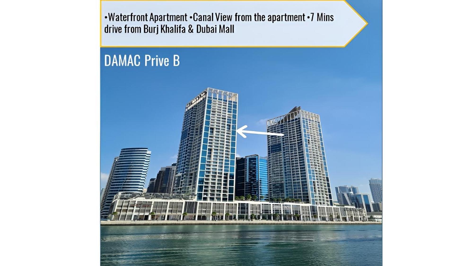 Stunning Canal Viewbusiness Bay High Floorstudio * Dubai