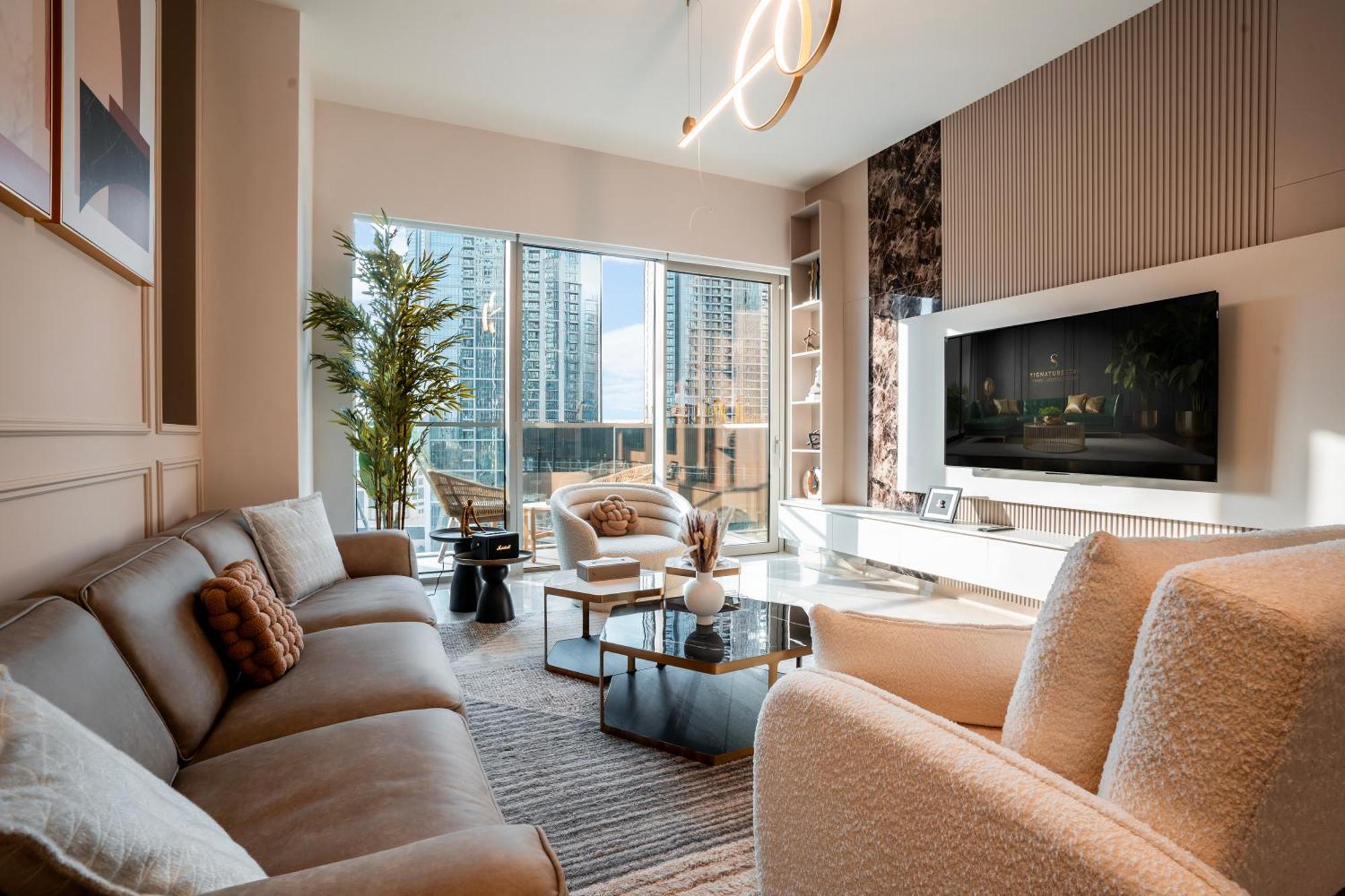 Apartment Luxury 1-bedroom In Downtown I Walk To Mall And Fountains *