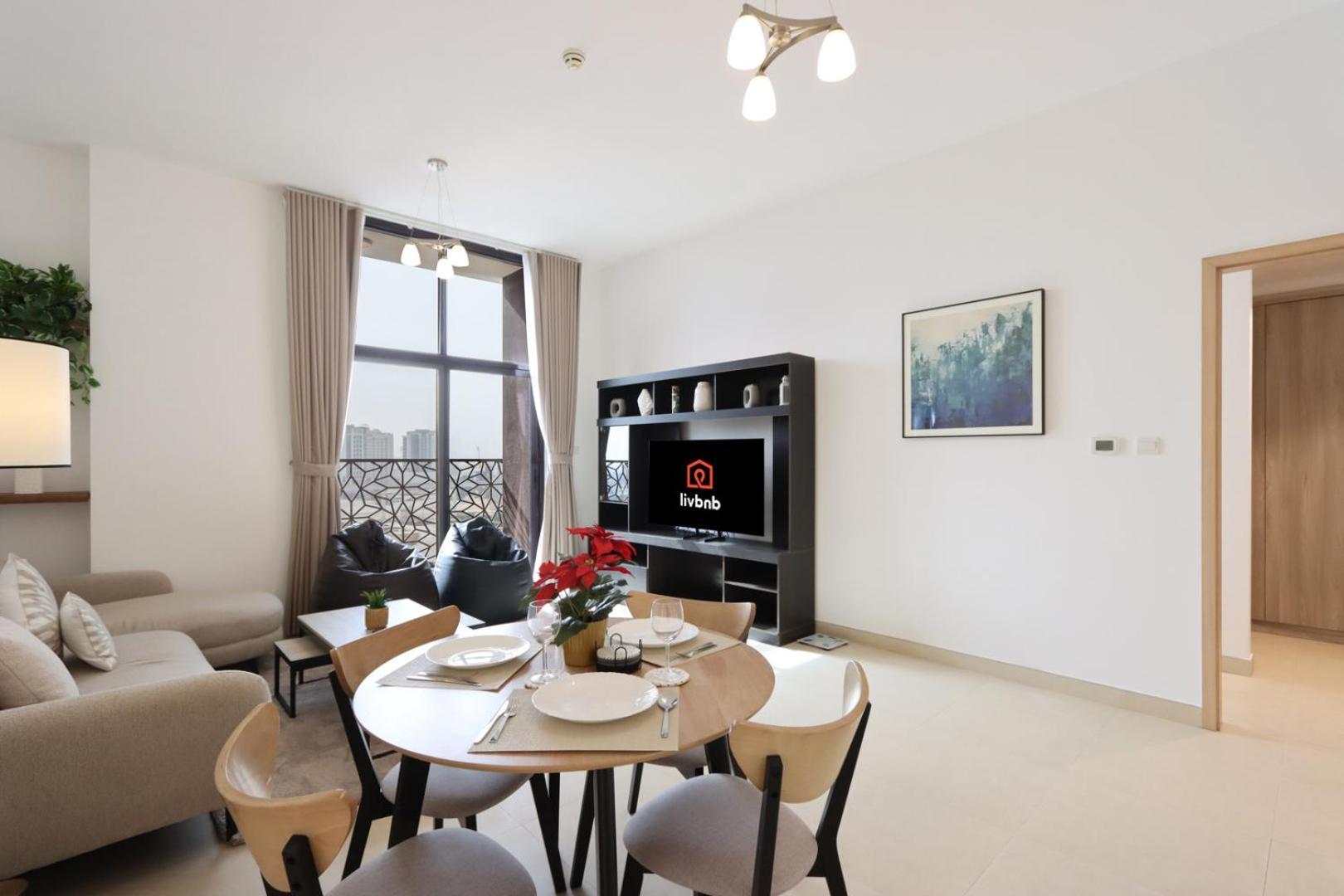 Livbnb-2b With Skyline Views, Al Jaddaf Apartment